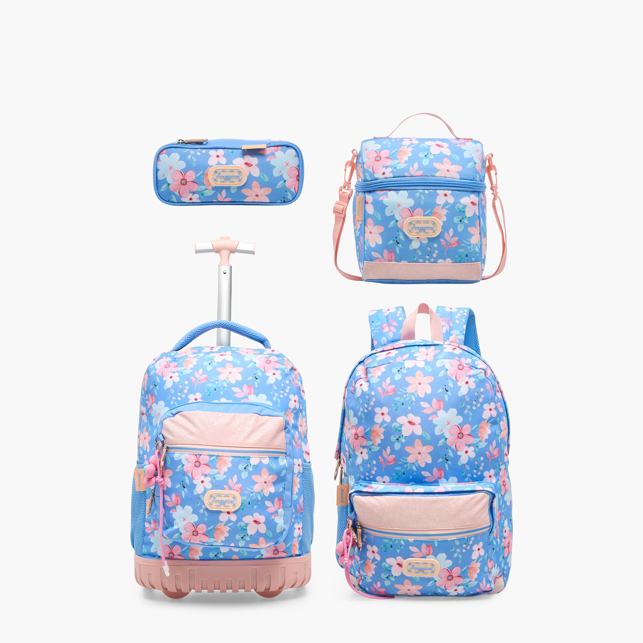 Sensazioni Floral Print Lunch Bag for Girls 8-13 Years with Detachable Strap-school-lunchessentials-lunchbags-image-8