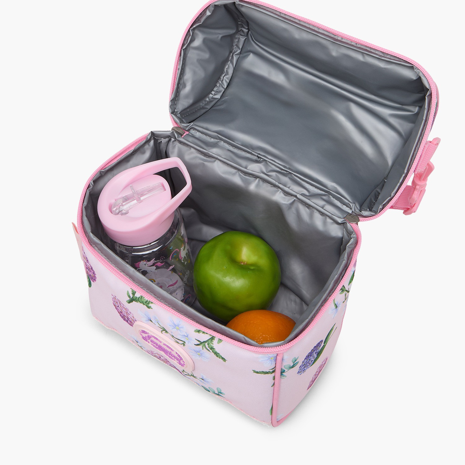Sensazioni Floral Print Lunch Bag for Girls 8-13 Years with Detachable Strap-school-lunchessentials-lunchbags-image-4