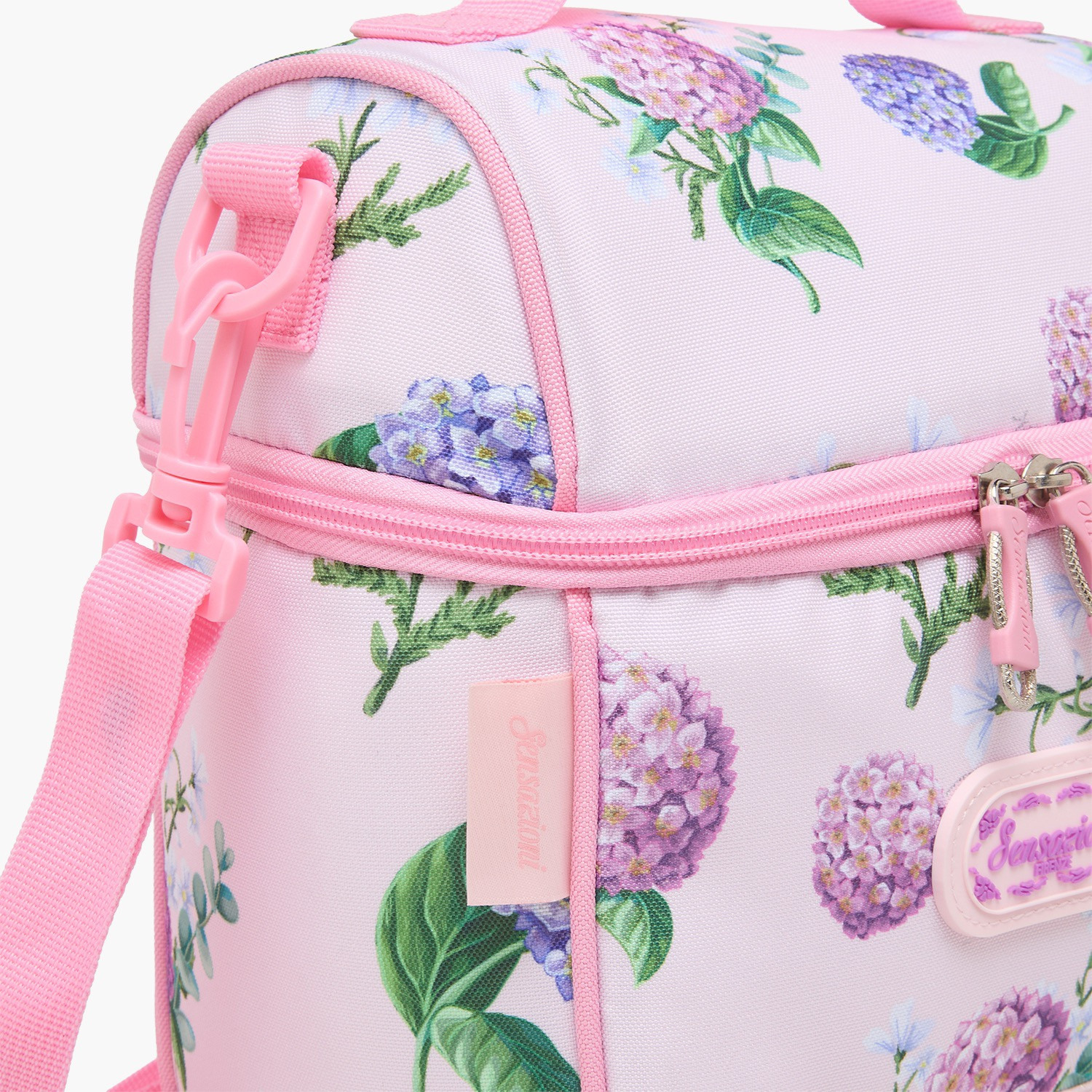 Sensazioni Floral Print Lunch Bag for Girls 8-13 Years with Detachable Strap-school-lunchessentials-lunchbags-image-5