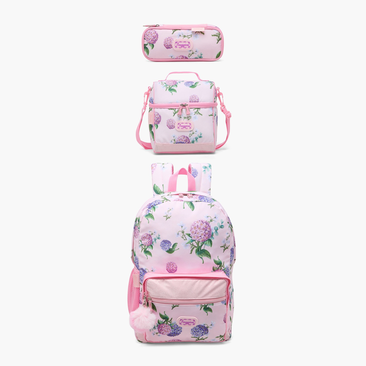 Sensazioni Floral Print Lunch Bag for Girls 8-13 Years with Detachable Strap-school-lunchessentials-lunchbags-image-9