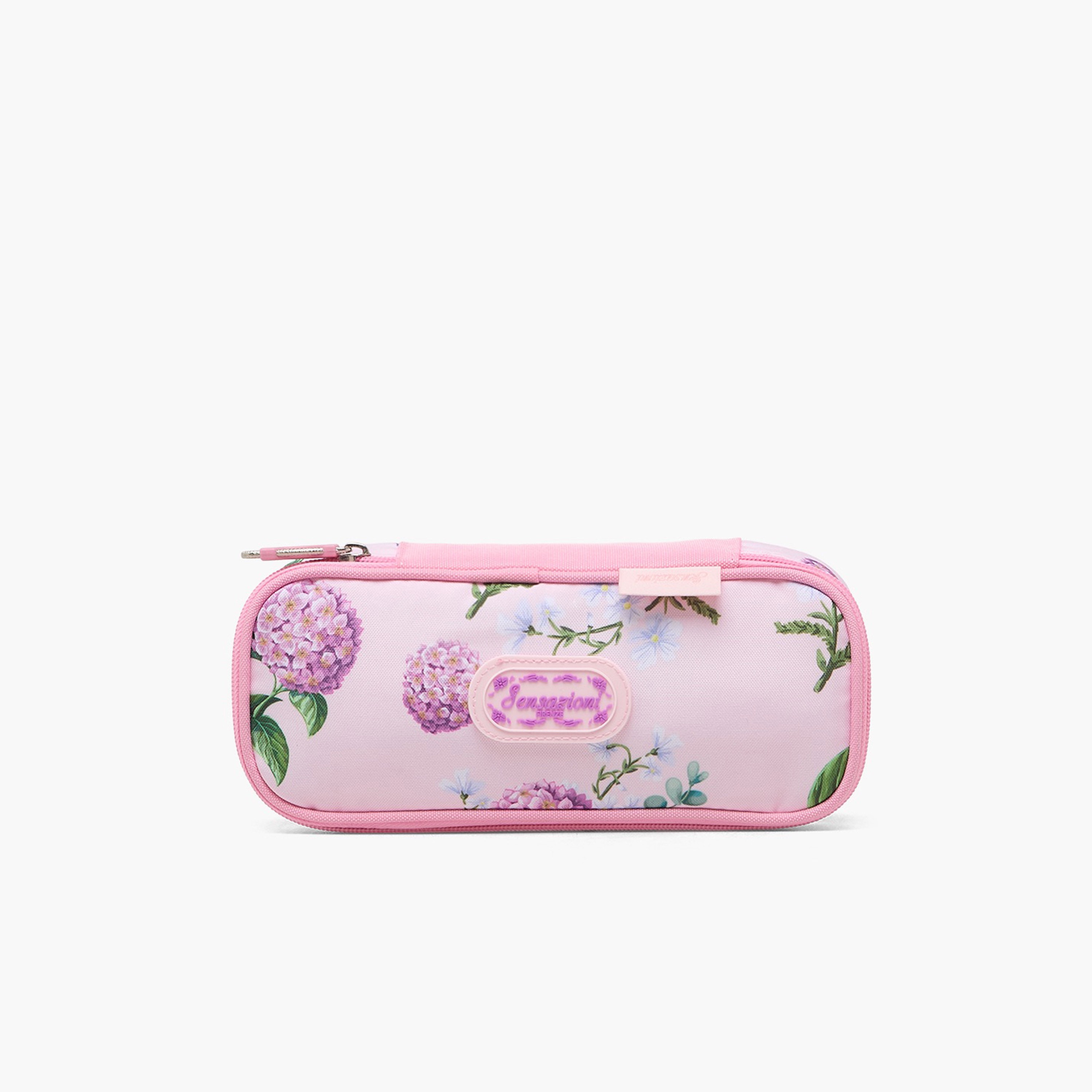 مقلمة بسحاب إغلاق وطبعات زهرية من سينسازيوني-school-stationery-pencilcases-image-1