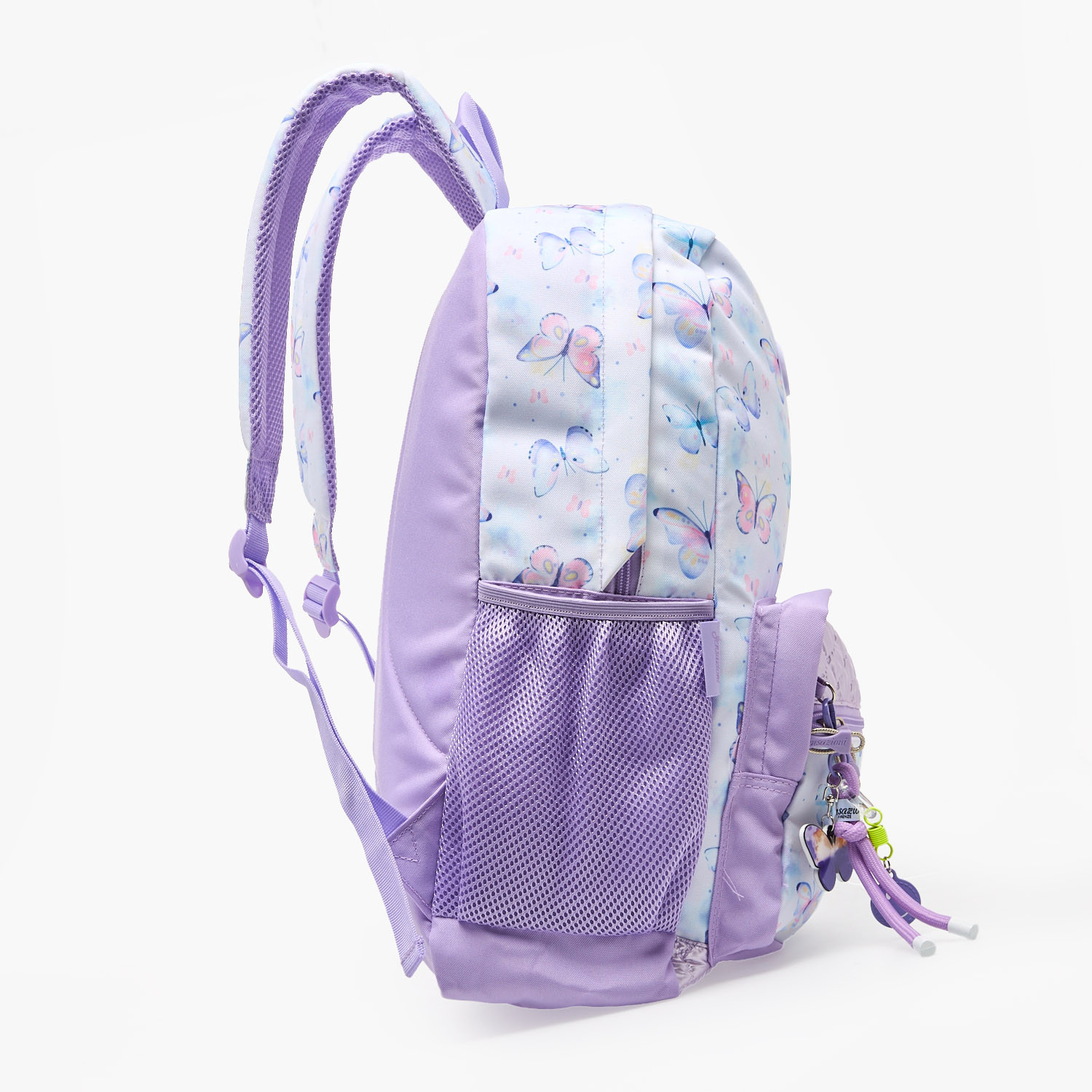 Sensazioni Butterfly Print Backpack for Girls 8-13 Years with Water Bottle Pocket - 18 inches-school-bagsandbackpacks-backpacks-image-7