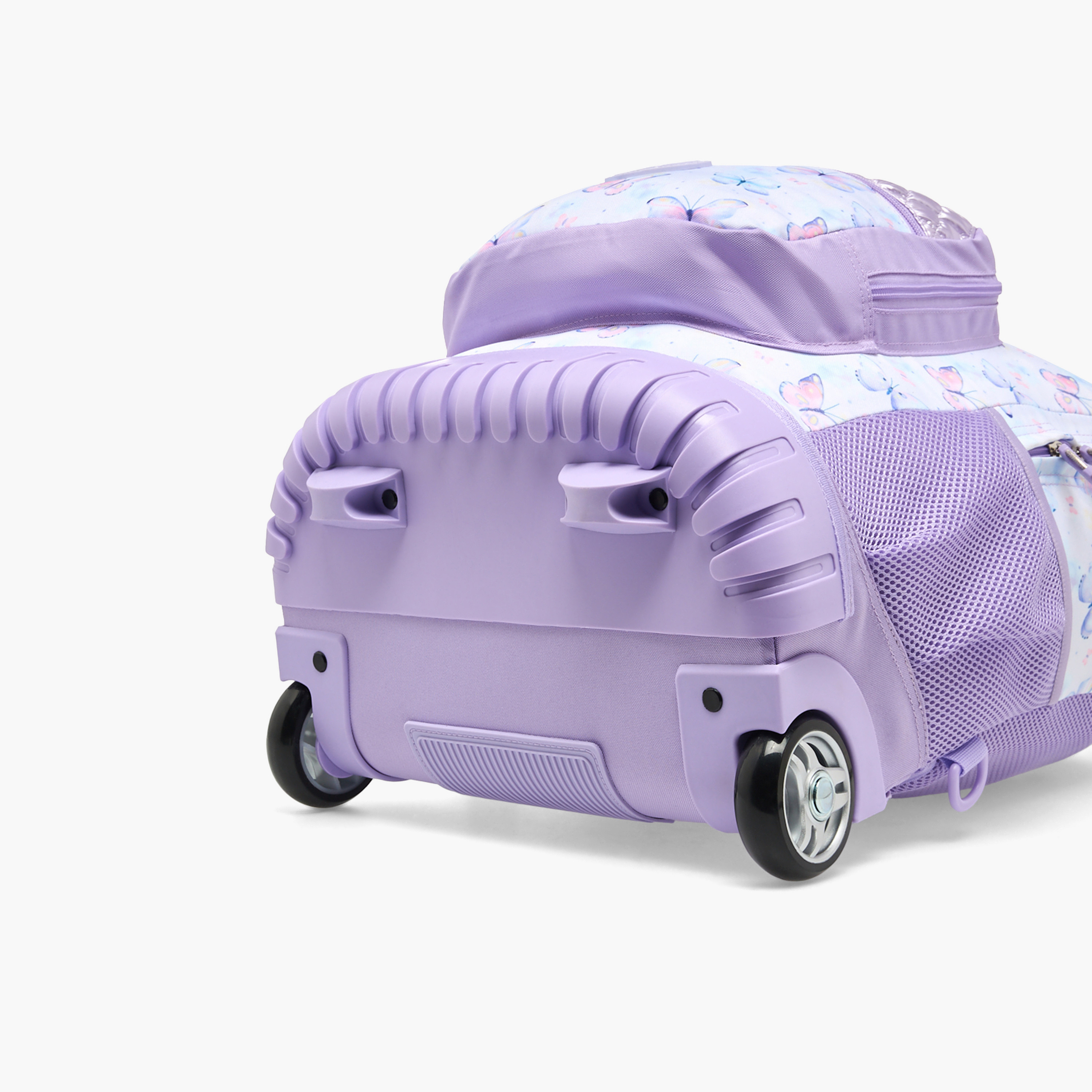 Sensazioni Butterfly Print Trolley Bag for Girls 8-13 Years with Adjustable Straps - 19 inches-school-bagsandbackpacks-trolleybags-image-11
