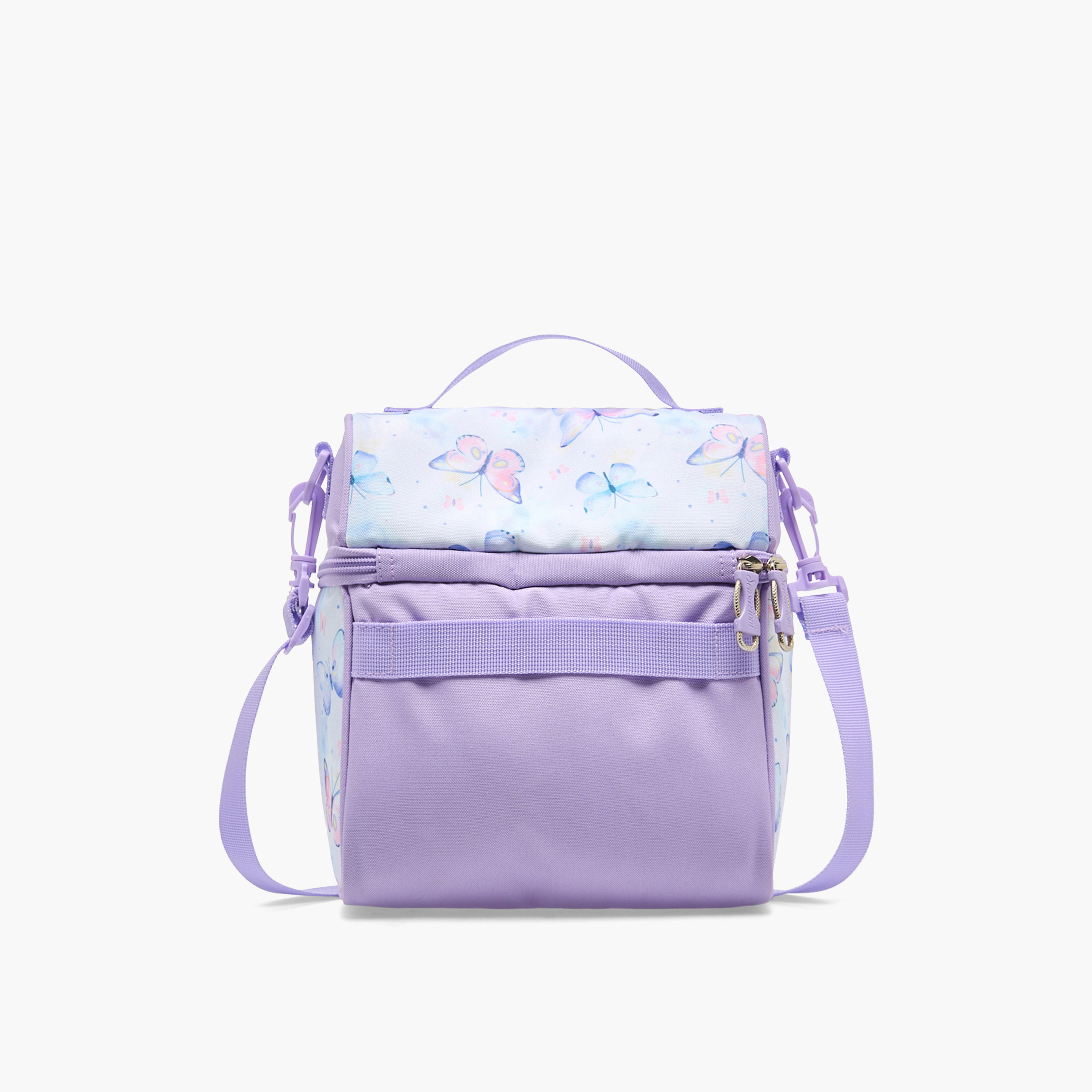 Sensazioni Butterfly Print Lunch Bag for Girls 8-13 Years with Detachable Strap-school-lunchessentials-lunchbags-image-7