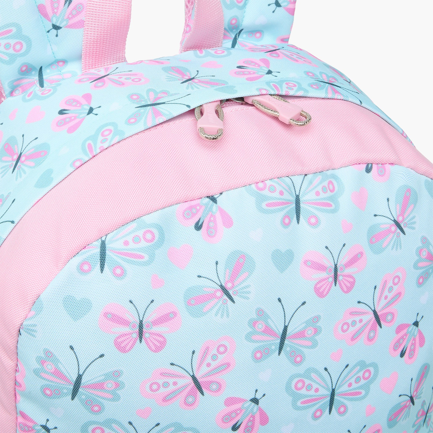 Sensazioni Butterfly Print Backpack for Girls 8-13 Years with Adjustable Shoulder Straps - 18 inches-school-bagsandbackpacks-backpacks-image-4