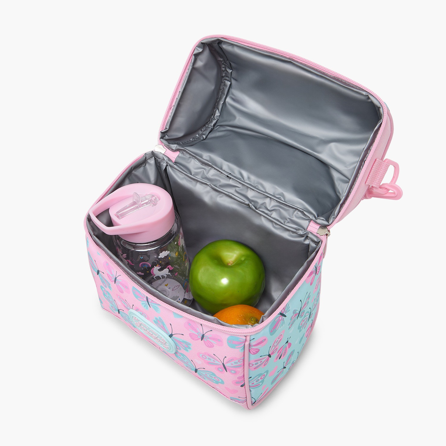 شنطة غداء بطبعة فراشة مع عزل حراري للبنات من 8 - 13 سنة من سينسازيوني-school-lunchessentials-lunchbags-image-4