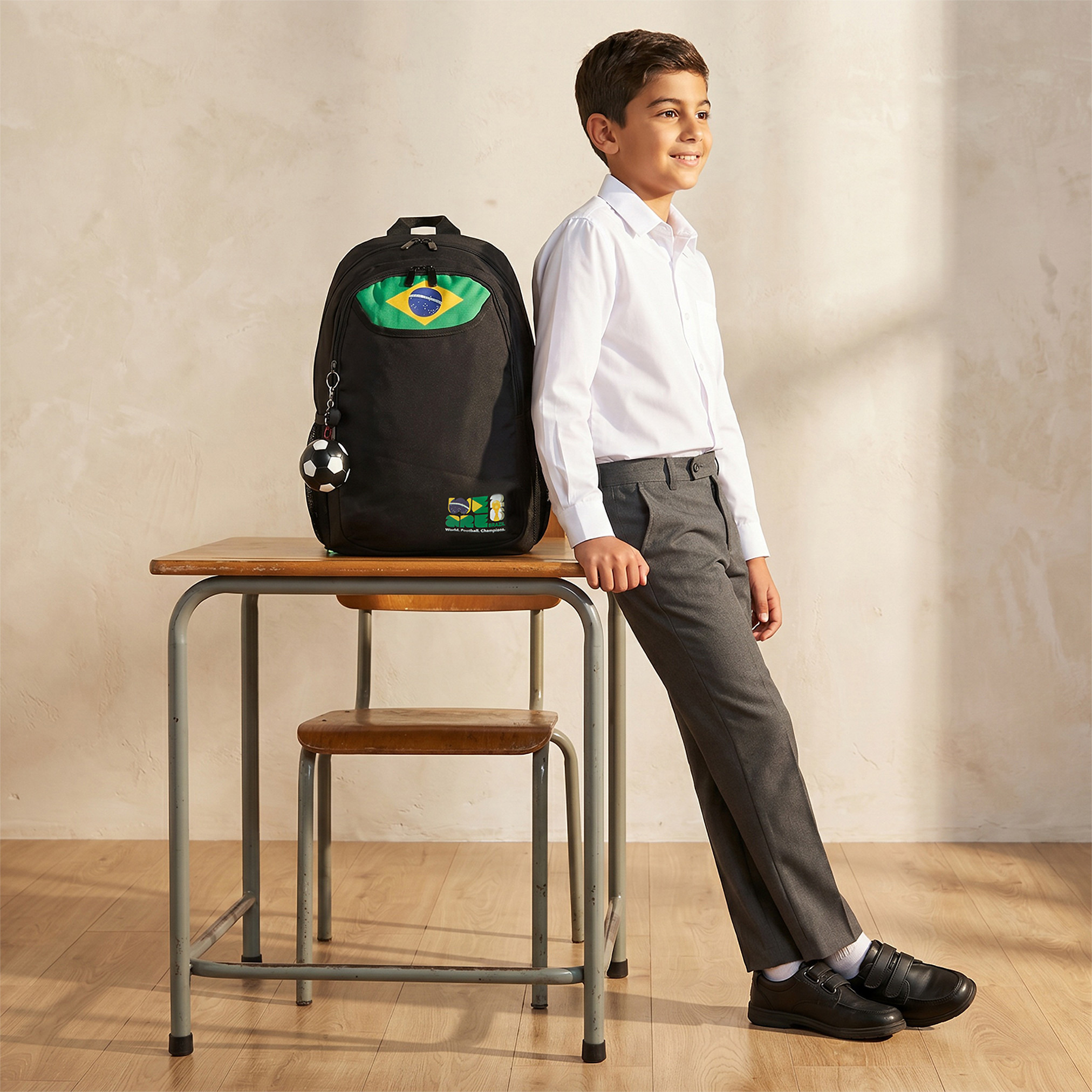 Unique-O Printed Backpack for Boys 8-13 Years with Adjustable Shoulder Straps - 18 inches-school-bagsandbackpacks-backpacks-image-3