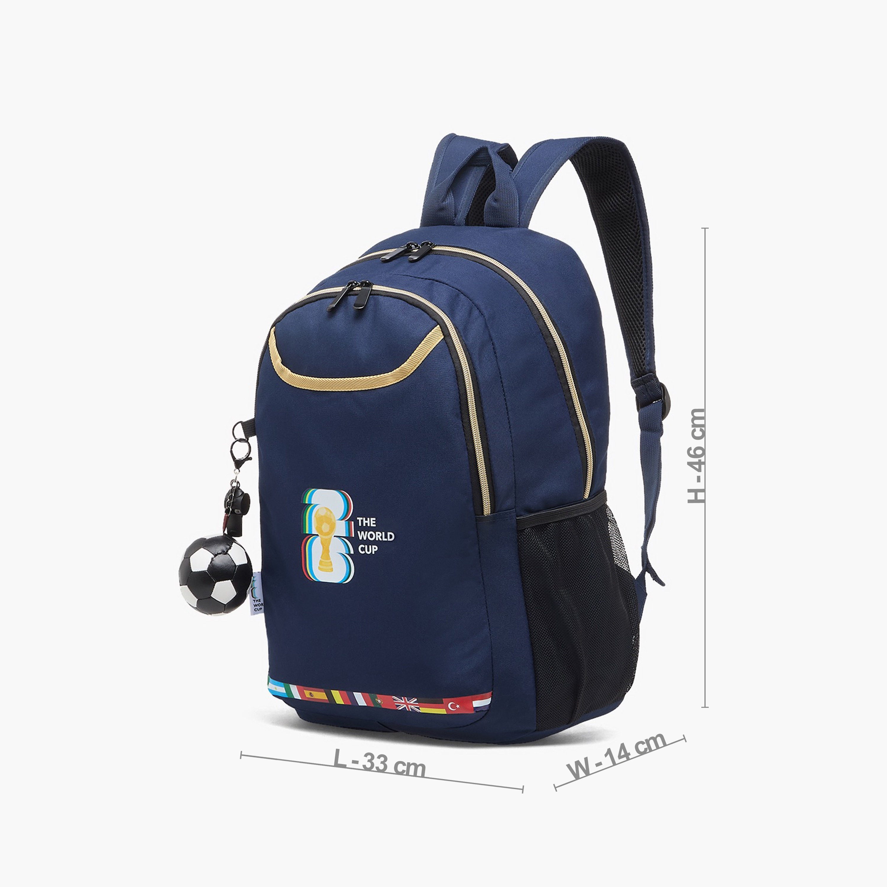 Unique-O Printed Backpack for Boys 8-13 Years with Adjustable Shoulder Straps - 18 inches-school-bagsandbackpacks-backpacks-image-8