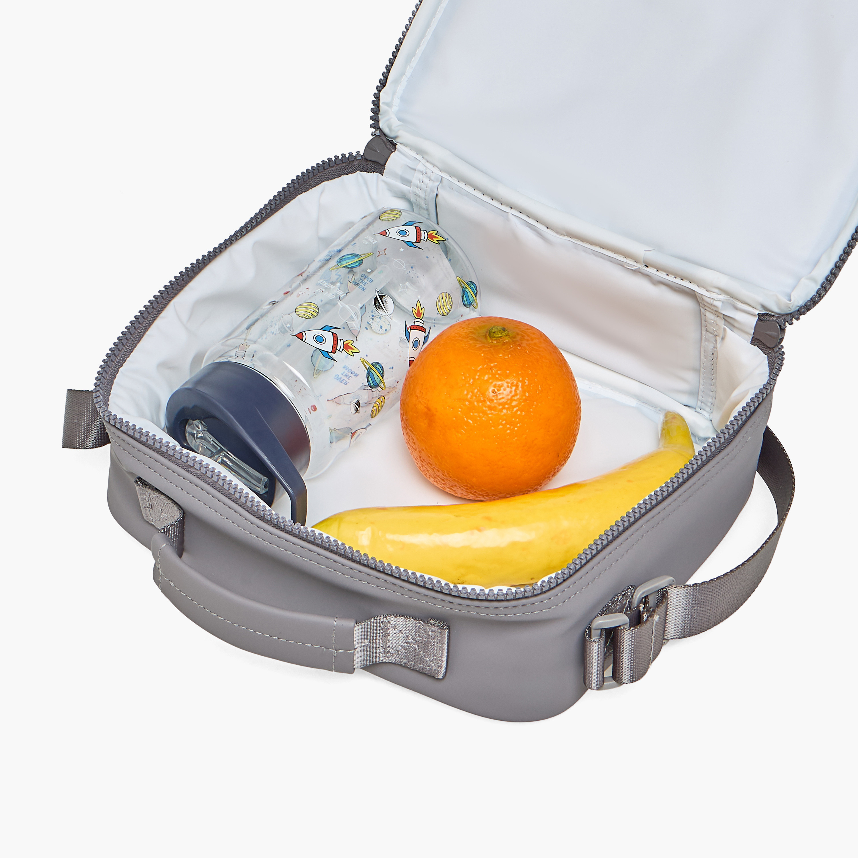 Monocromo Solid Lunch Bag for Boys 8-13 Years with Zip Closure-school-lunchessentials-lunchbags-image-4