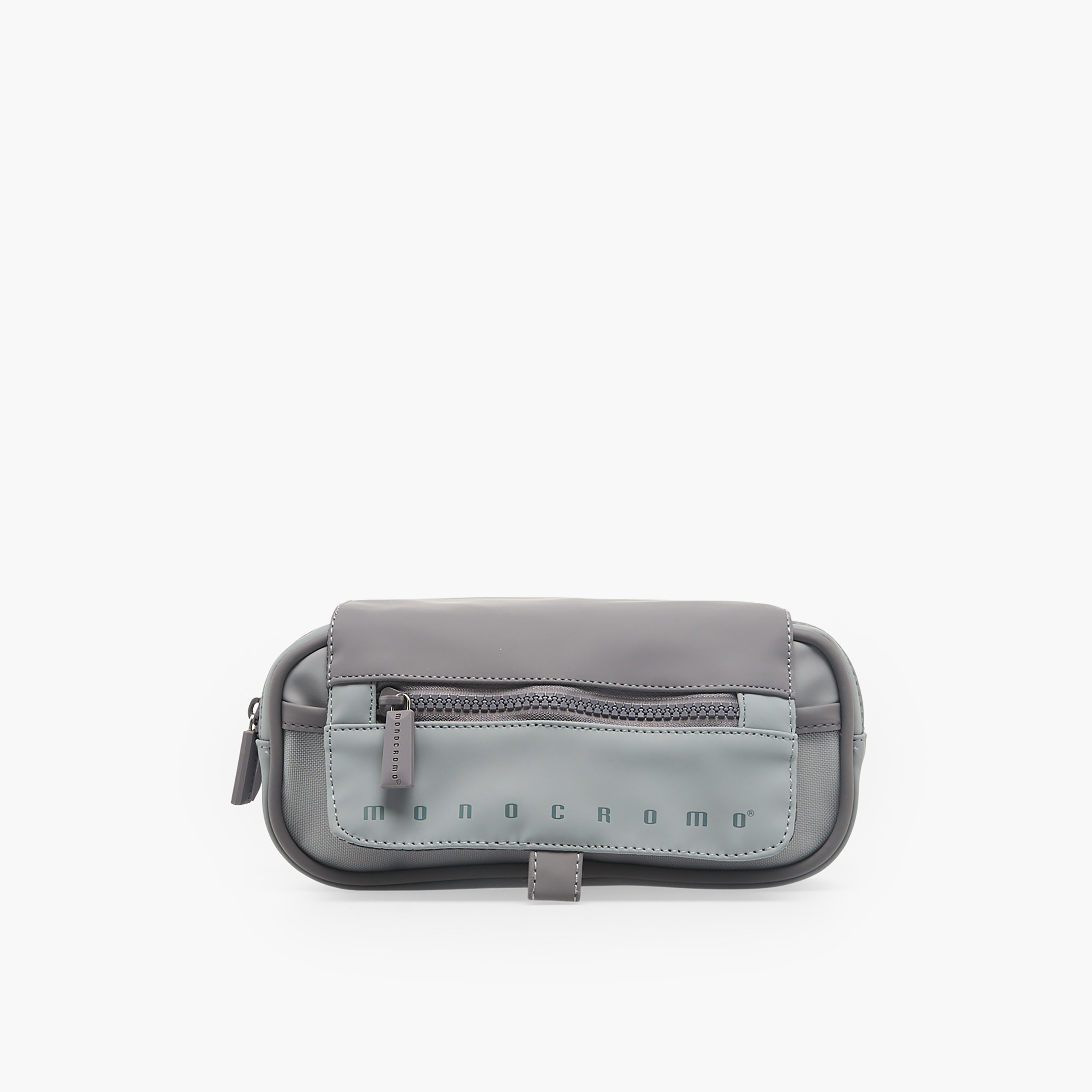 مقلمة أقلام سادة بقسمين من مونوكرومو-school-stationery-pencilcases-image-1