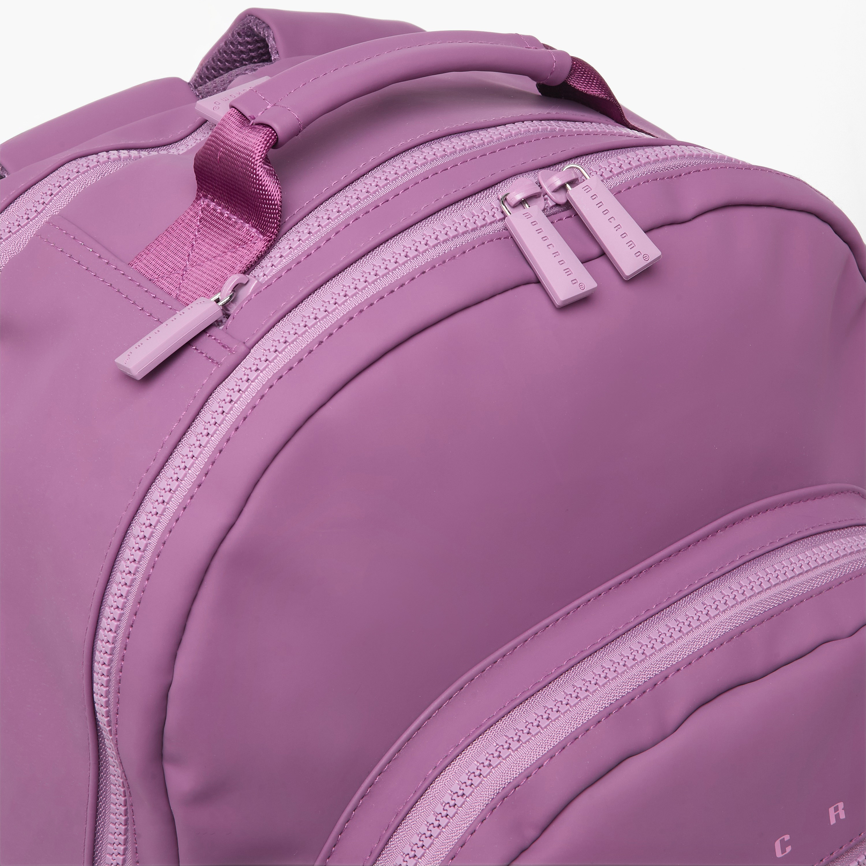 شنطة ظهر سادة مونوكروم للبنات 8-13 سنة بأحزمة كتف قابلة للتعديل - 18 بوصة-school-bagsandbackpacks-backpacks-image-4