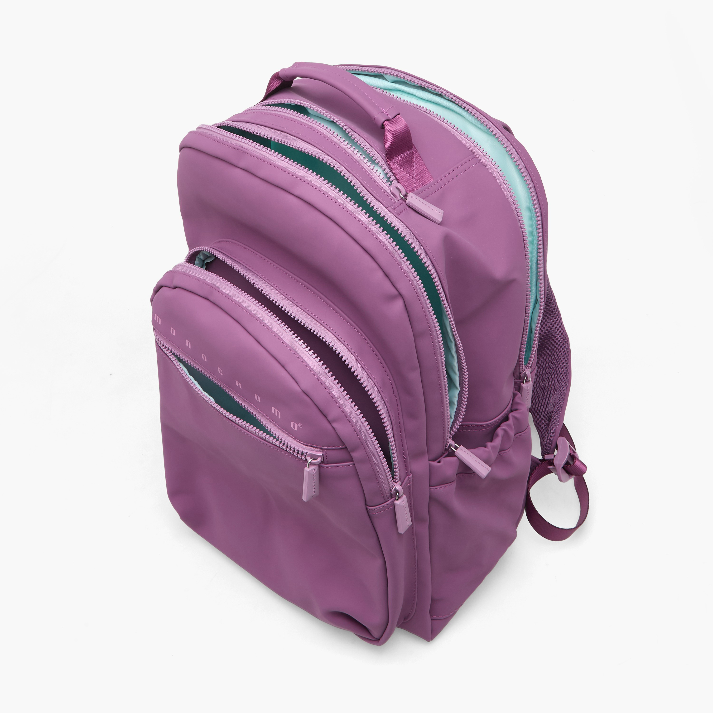 شنطة ظهر سادة مونوكروم للبنات 8-13 سنة بأحزمة كتف قابلة للتعديل - 18 بوصة-school-bagsandbackpacks-backpacks-image-6