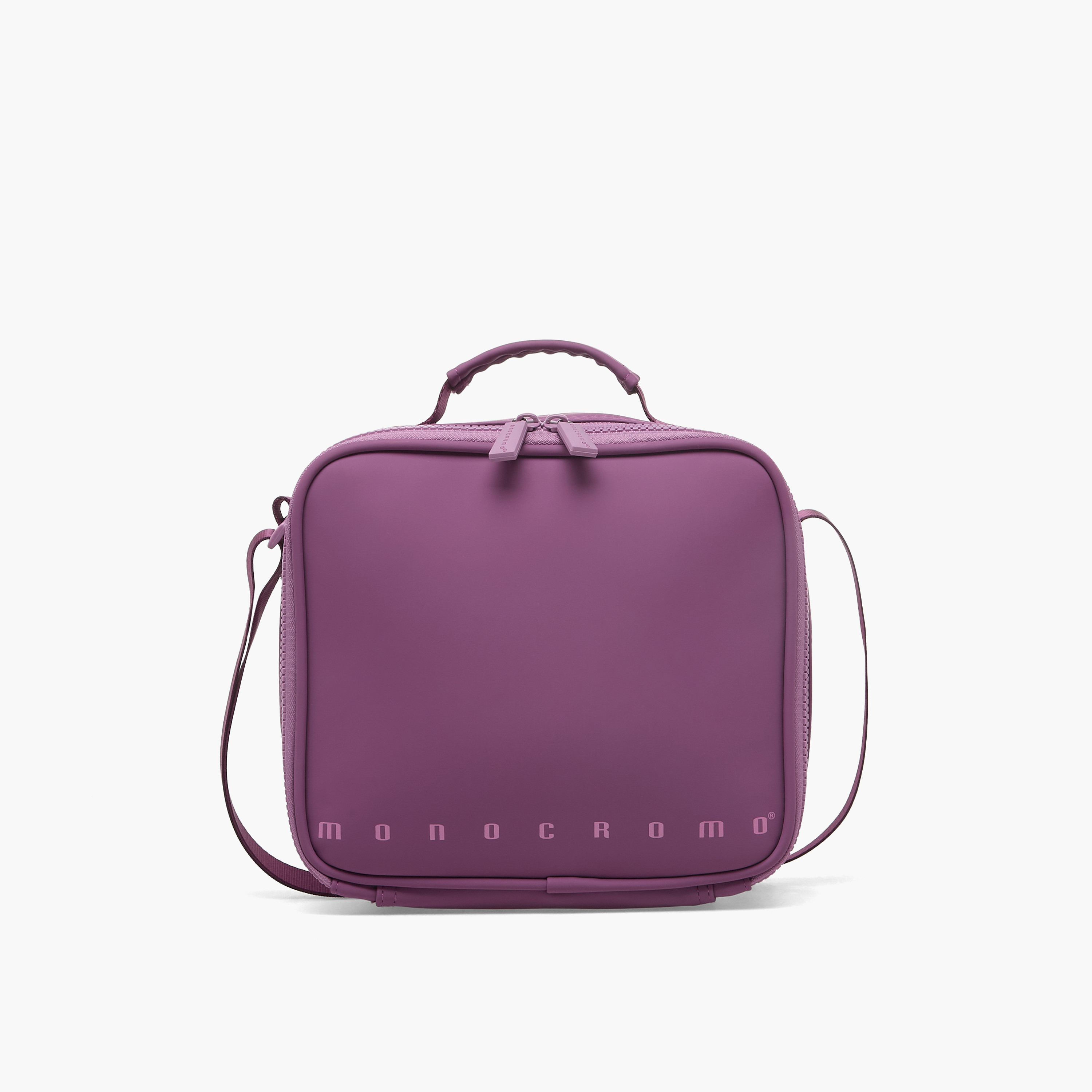 شنطة غداء سادة بحزام قابل للتعديل للبنات من 8-13 سنة من مونوكرومو-school-lunchessentials-lunchbags-image-1