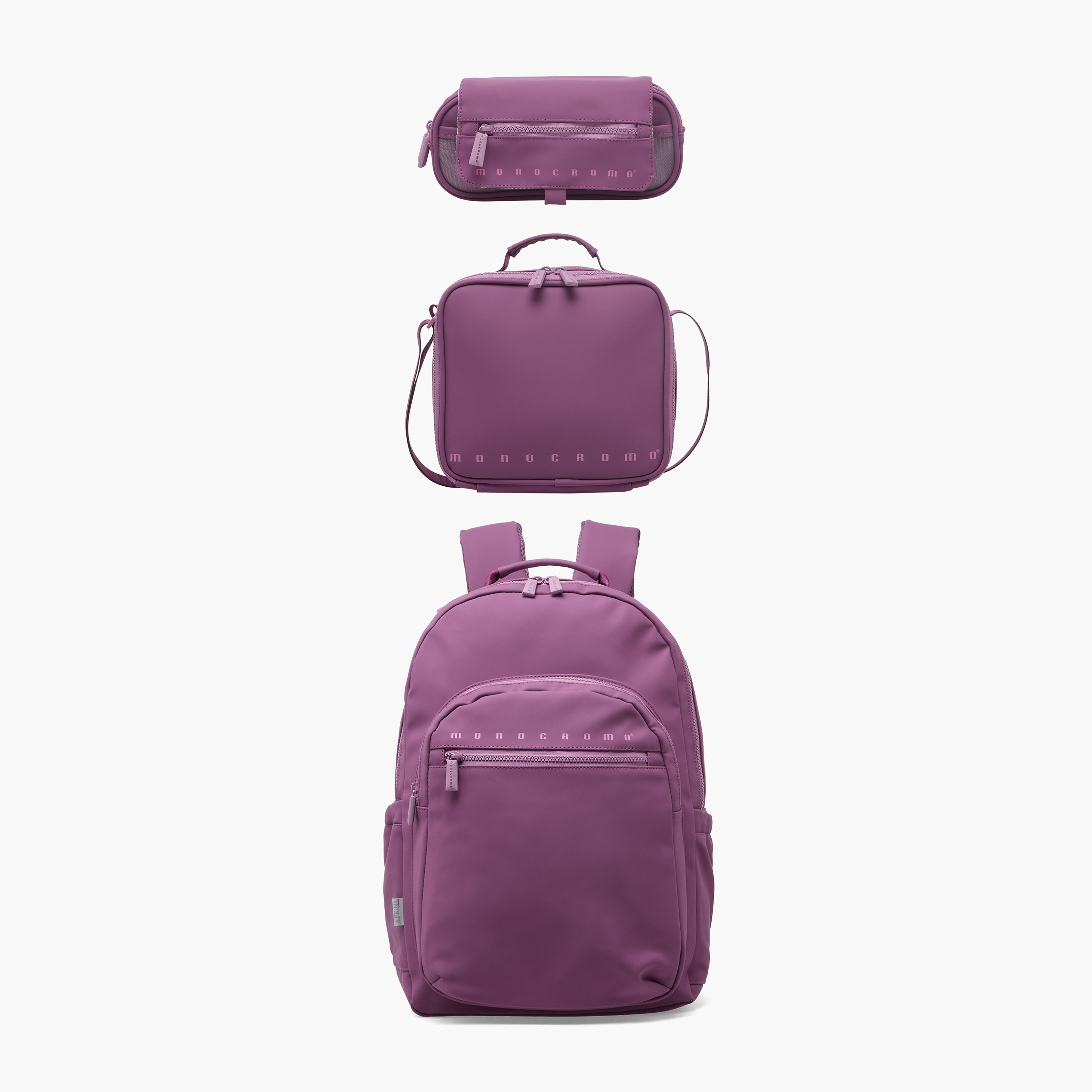 شنطة غداء سادة بحزام قابل للتعديل للبنات من 8-13 سنة من مونوكرومو-school-lunchessentials-lunchbags-image-10
