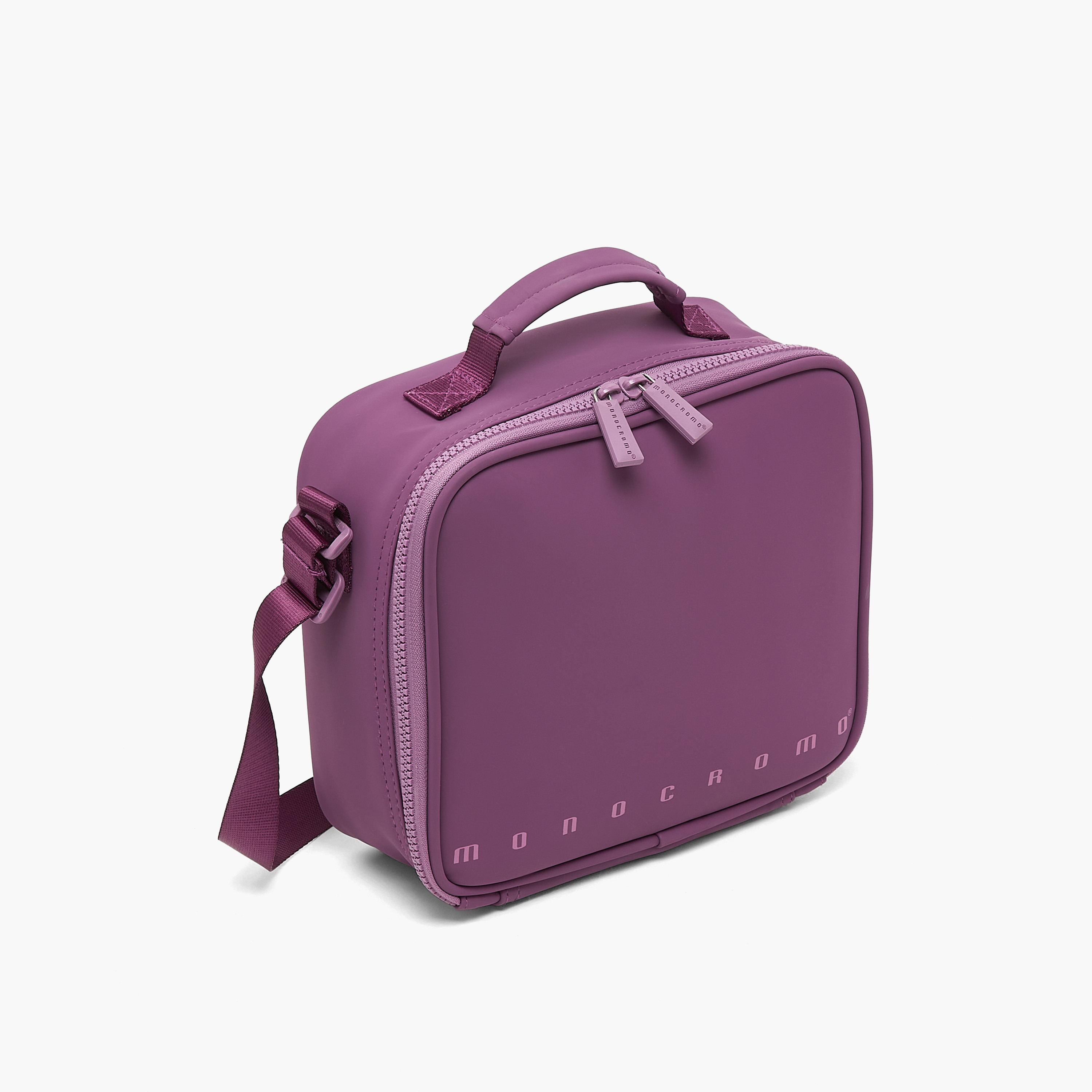 شنطة غداء سادة بحزام قابل للتعديل للبنات من 8-13 سنة من مونوكرومو-school-lunchessentials-lunchbags-image-2