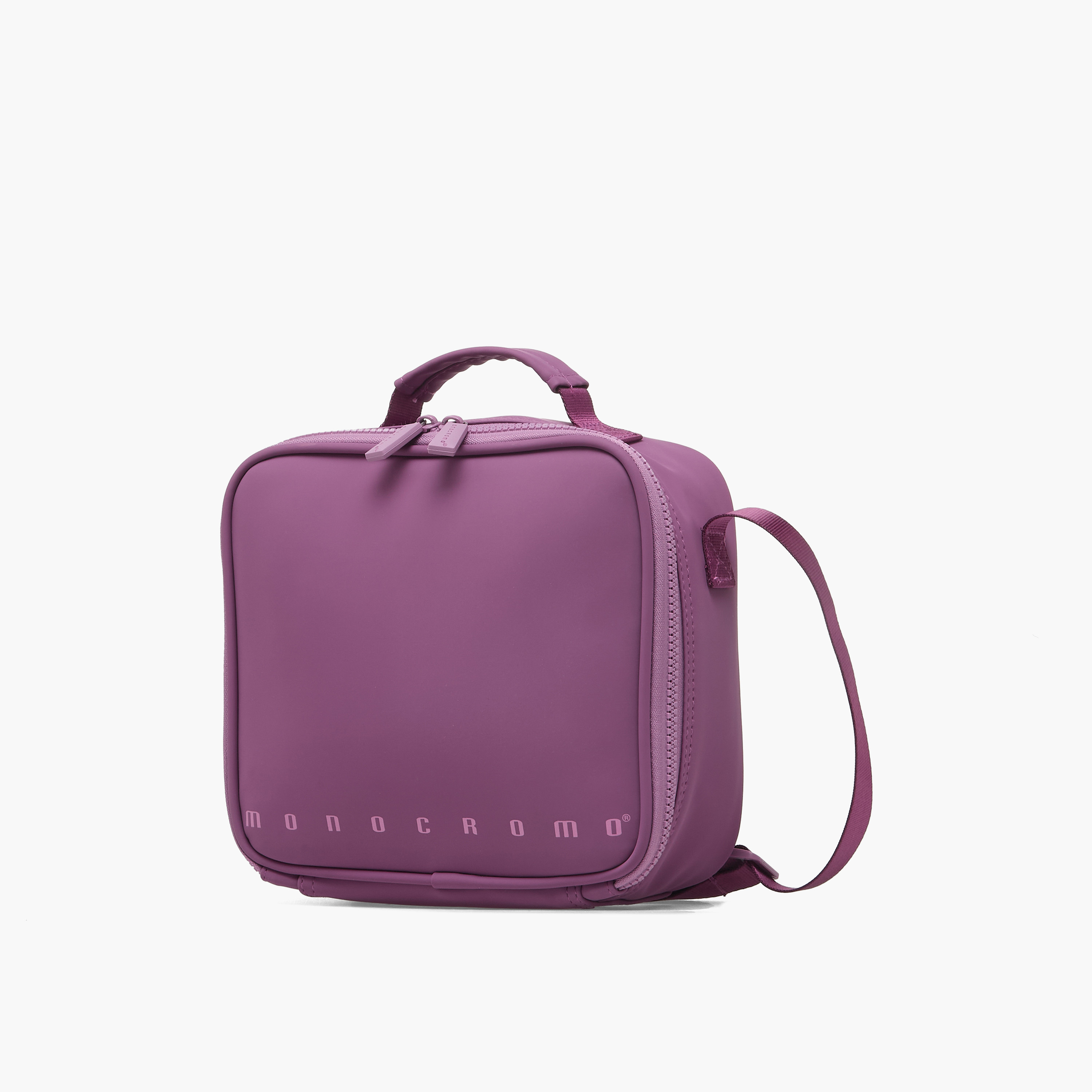 شنطة غداء سادة بحزام قابل للتعديل للبنات من 8-13 سنة من مونوكرومو-school-lunchessentials-lunchbags-image-8