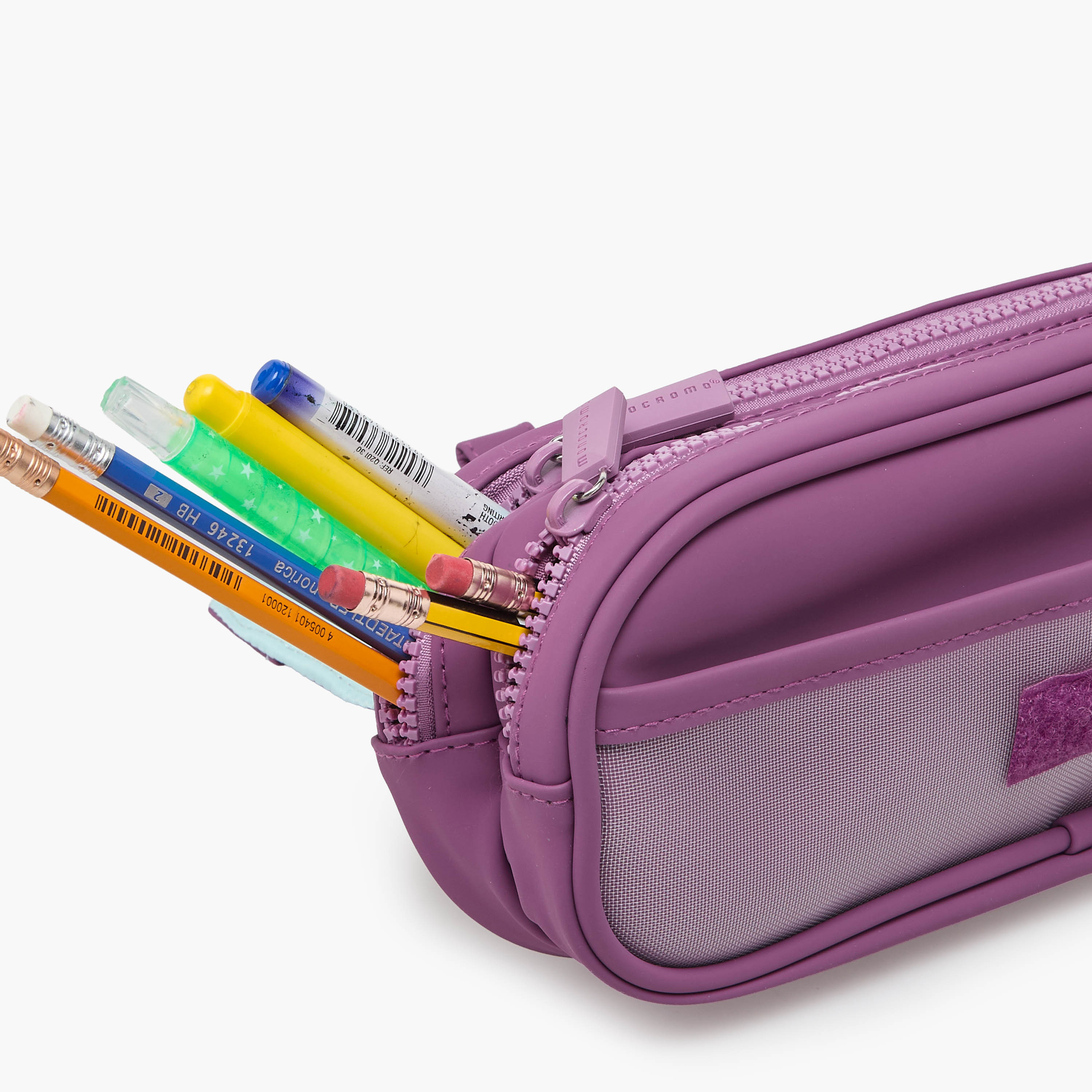 مقلمة أقلام سادة بقسمين من مونوكرومو-school-stationery-pencilcases-image-6