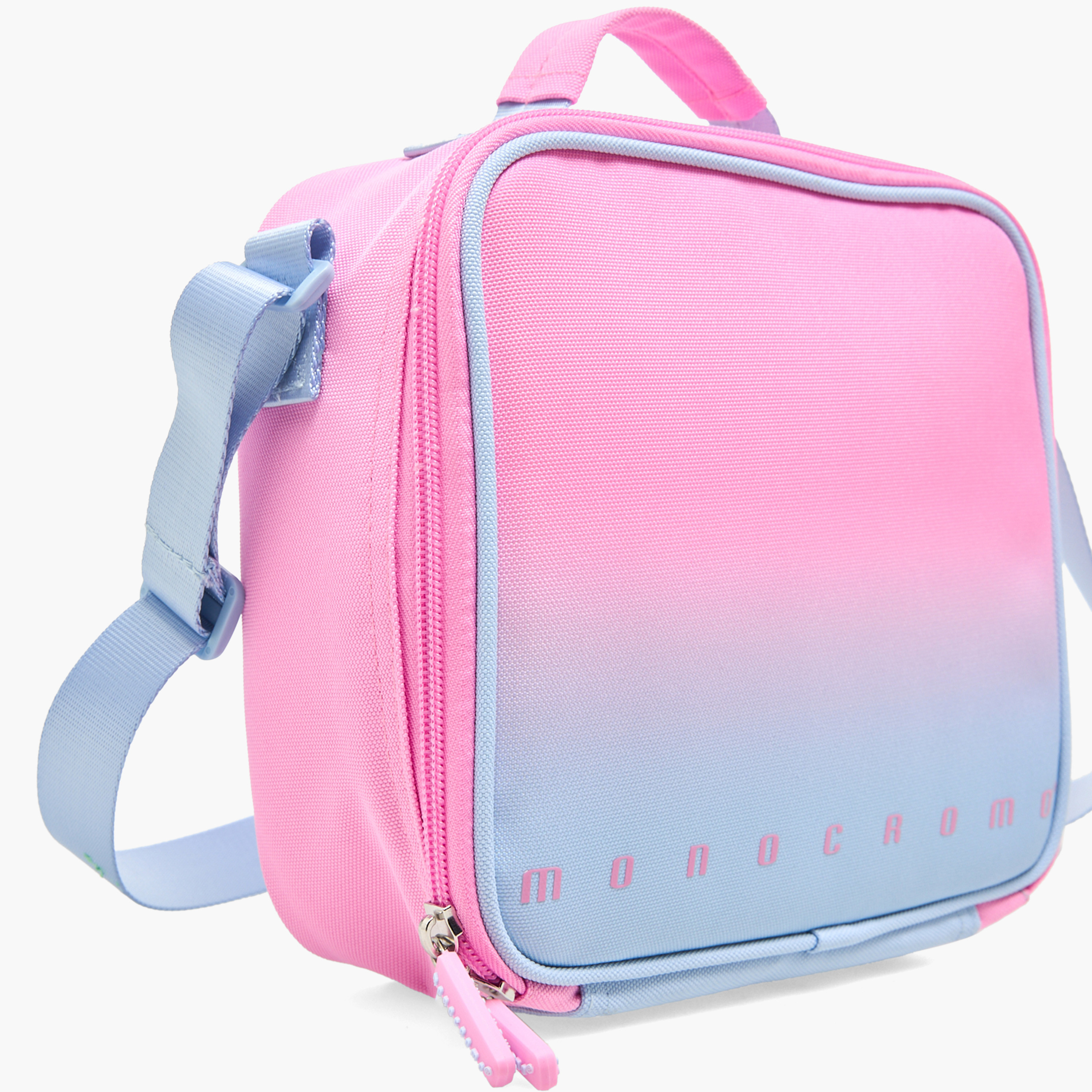 Monocromo Ombre Lunch Bag for Girls 8-13 Years with Zip Closure-school-lunchessentials-lunchbags-image-3