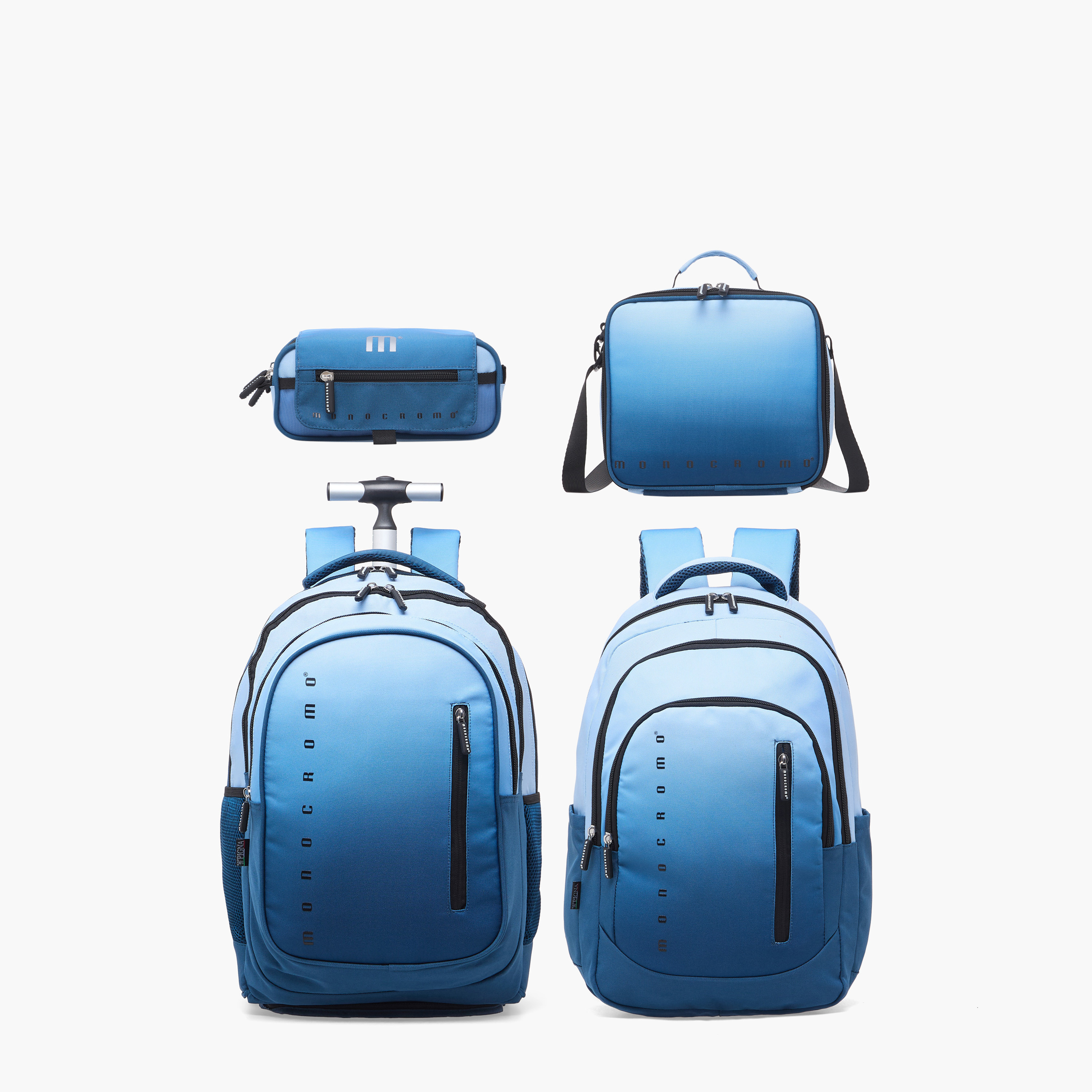 Monocromo Ombre Backpack for Boys 8-13 Years with Adjustable Shoulder Straps - 18 inches-school-bagsandbackpacks-backpacks-image-12