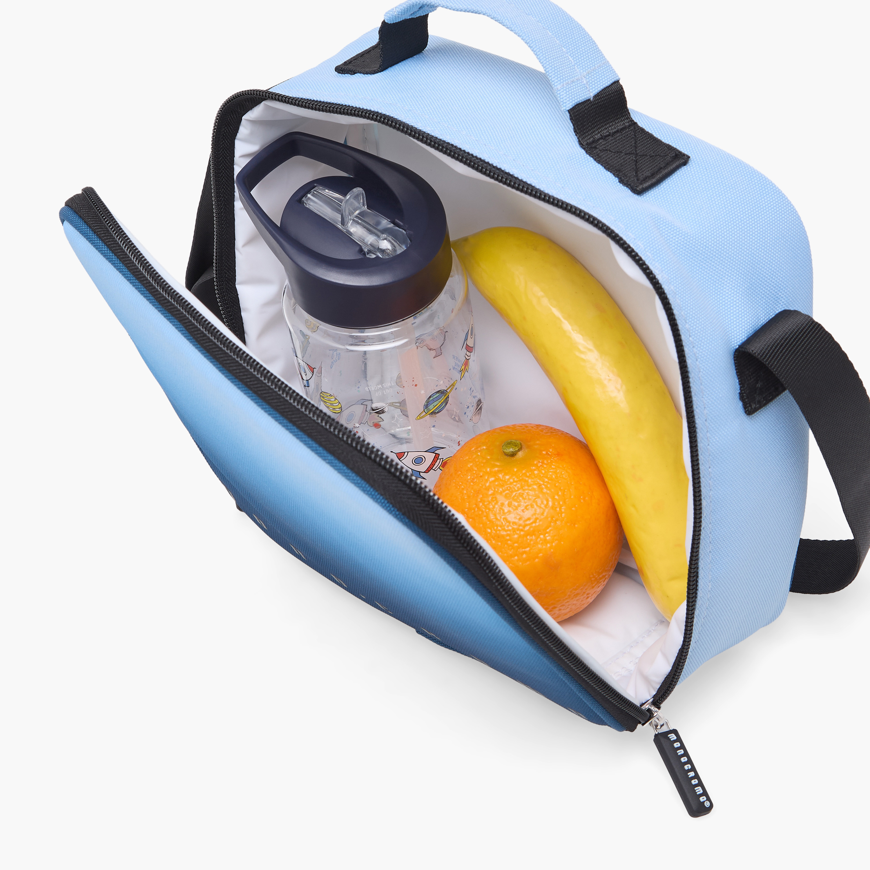 شنطة غداء مونوكروم أومبريه بحزام قابل للتعديل للبنات بعمر 8 إلى 13 سنة-school-lunchessentials-lunchbags-image-4