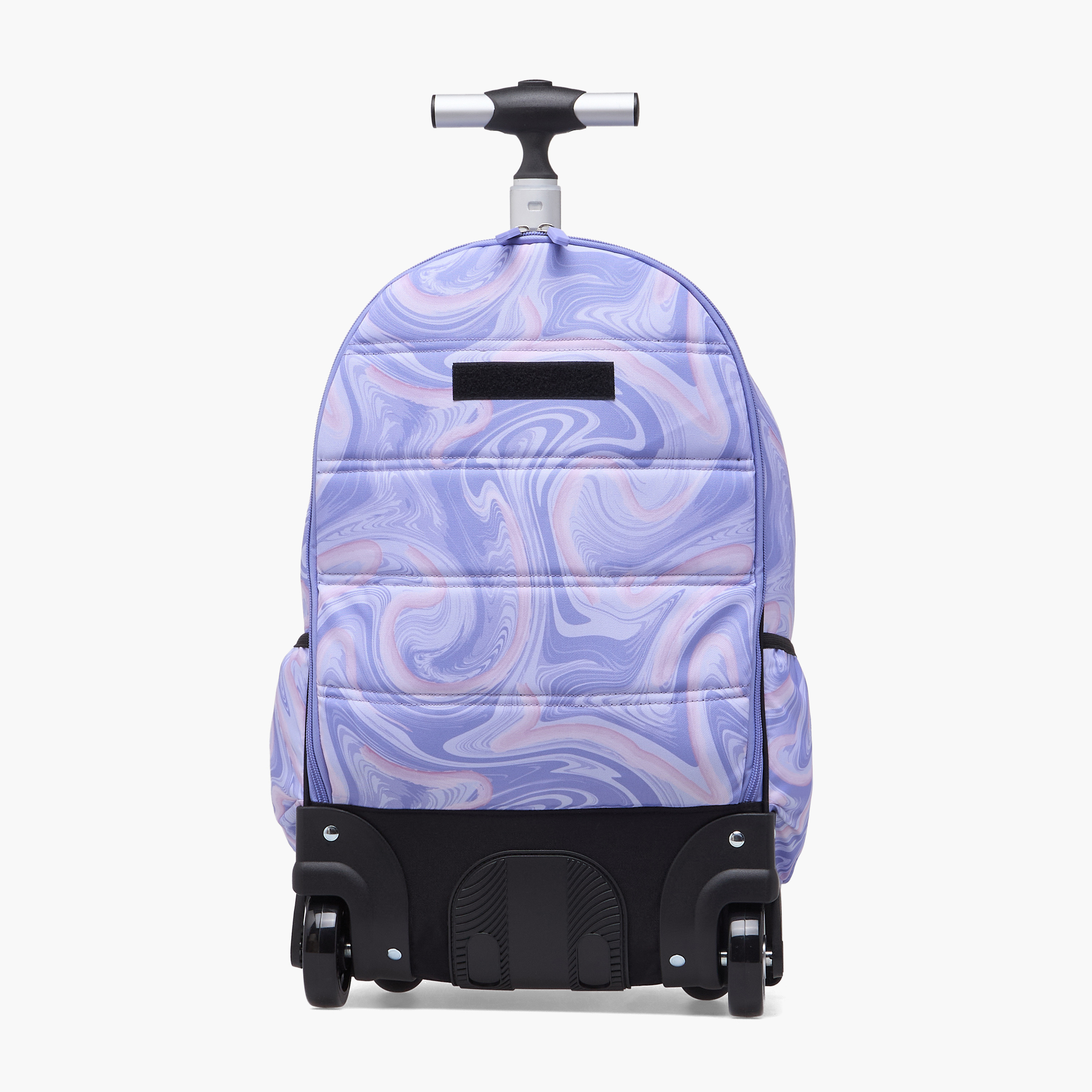 Spirit Marble Print Trolley Bag for Girls 8-13 Years with Shoulder Straps - 20 inches-school-bagsandbackpacks-trolleybags-image-11