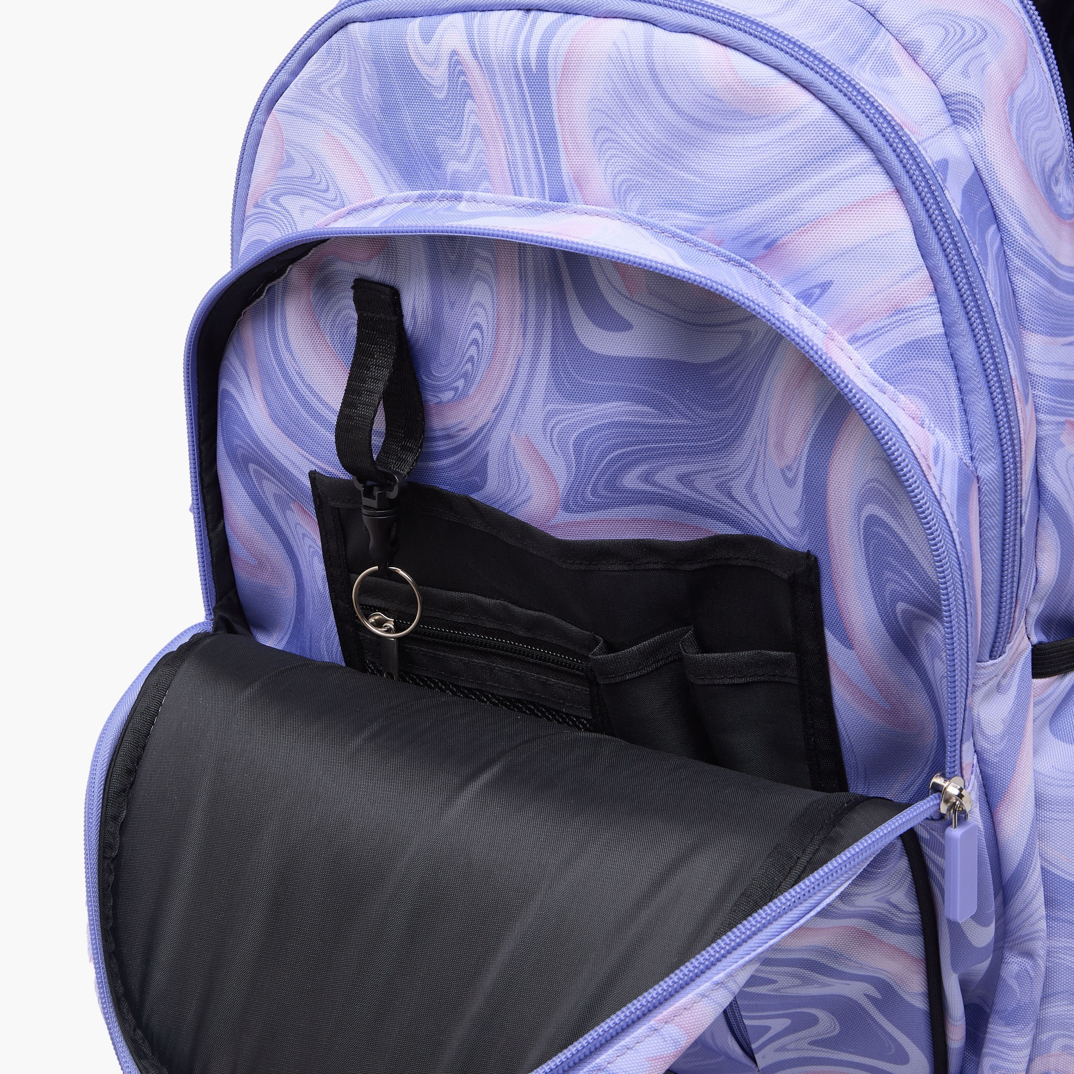 Spirit Marble Print Trolley Bag for Girls 8-13 Years with Shoulder Straps - 20 inches-school-bagsandbackpacks-trolleybags-image-6