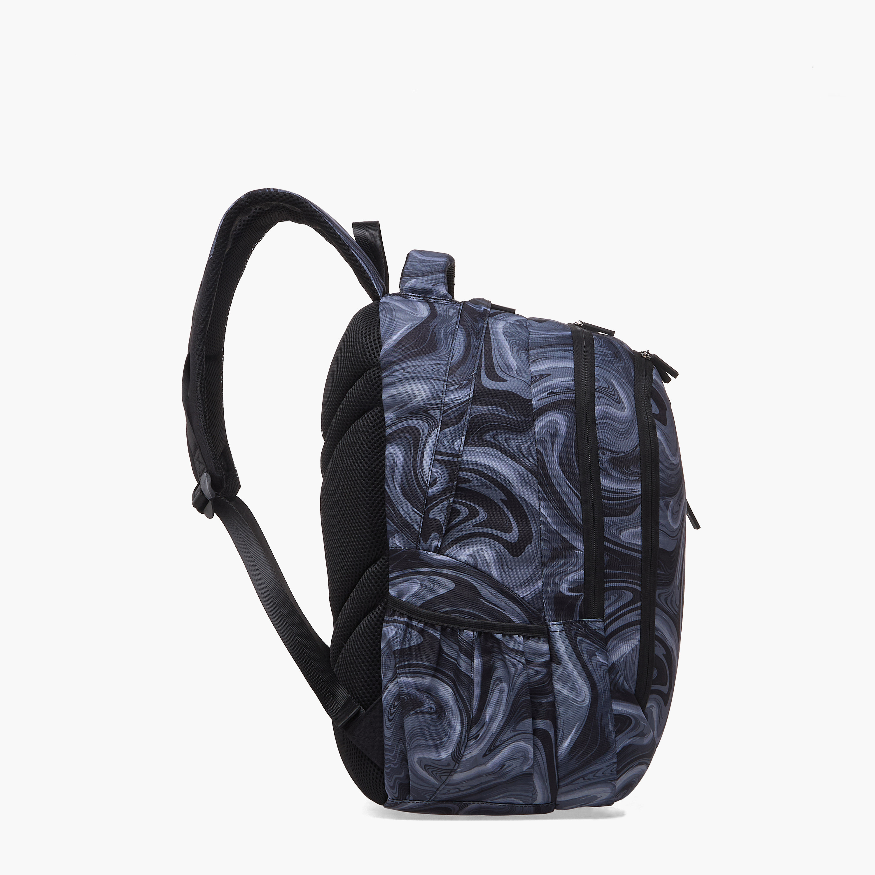 Spirit Swirl Print Backpack for Boys 8-13 Years with Adjustable Shoulder Straps - 19 inches-school-bagsandbackpacks-backpacks-image-3