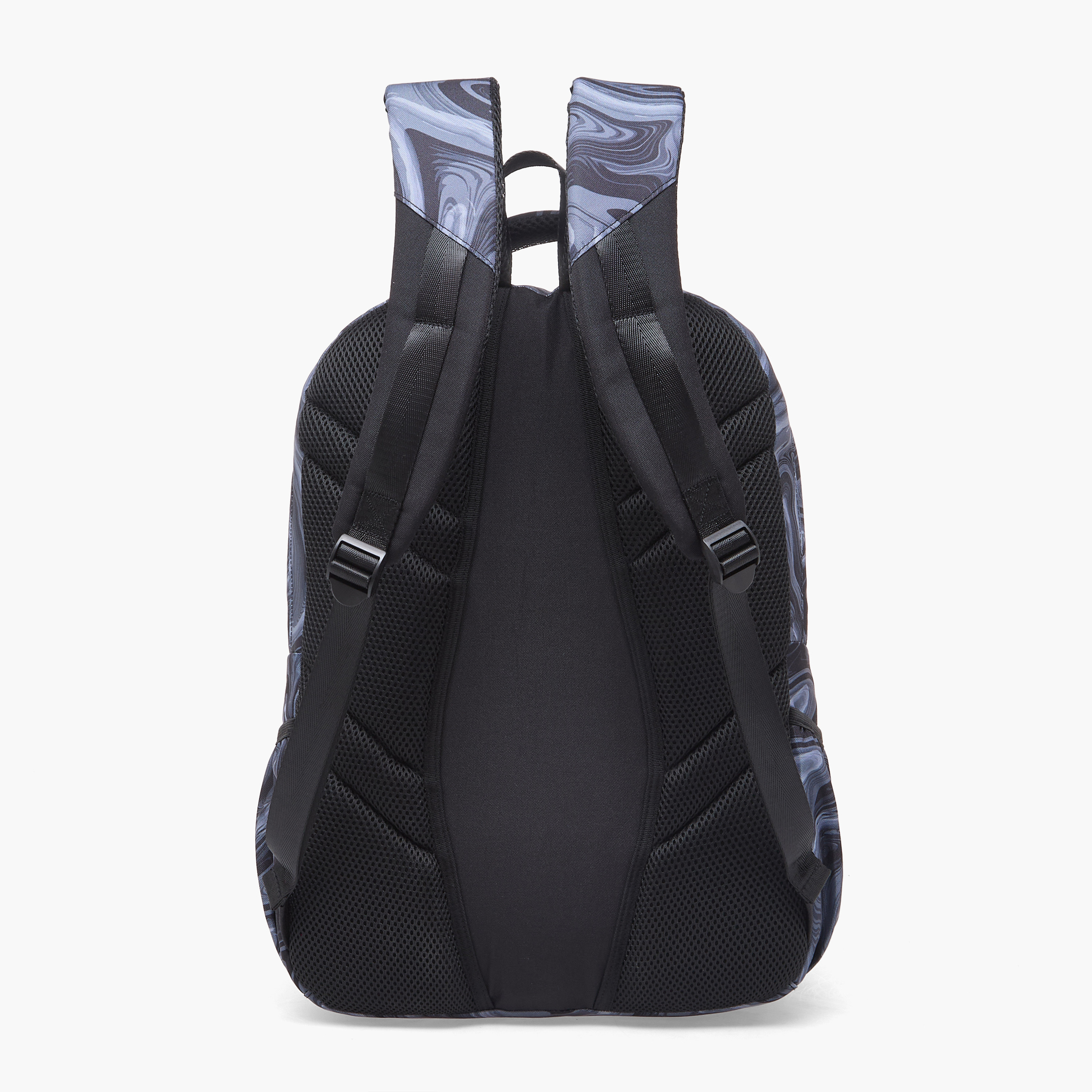 Spirit Swirl Print Backpack for Boys 8-13 Years with Adjustable Shoulder Straps - 19 inches-school-bagsandbackpacks-backpacks-image-4