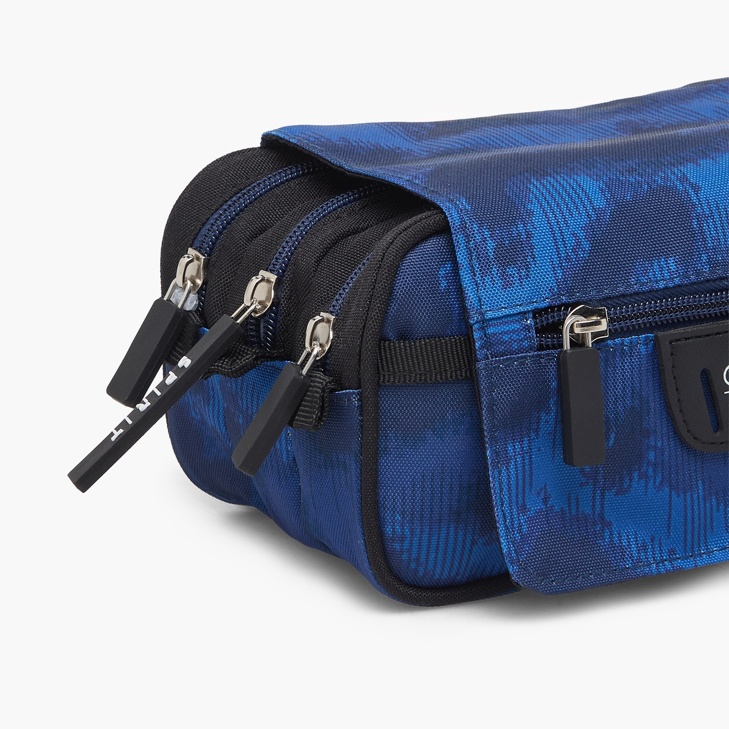 Spirit Printed Pencil Pouch with 3 Compartments-school-stationery-pencilcases-image-4