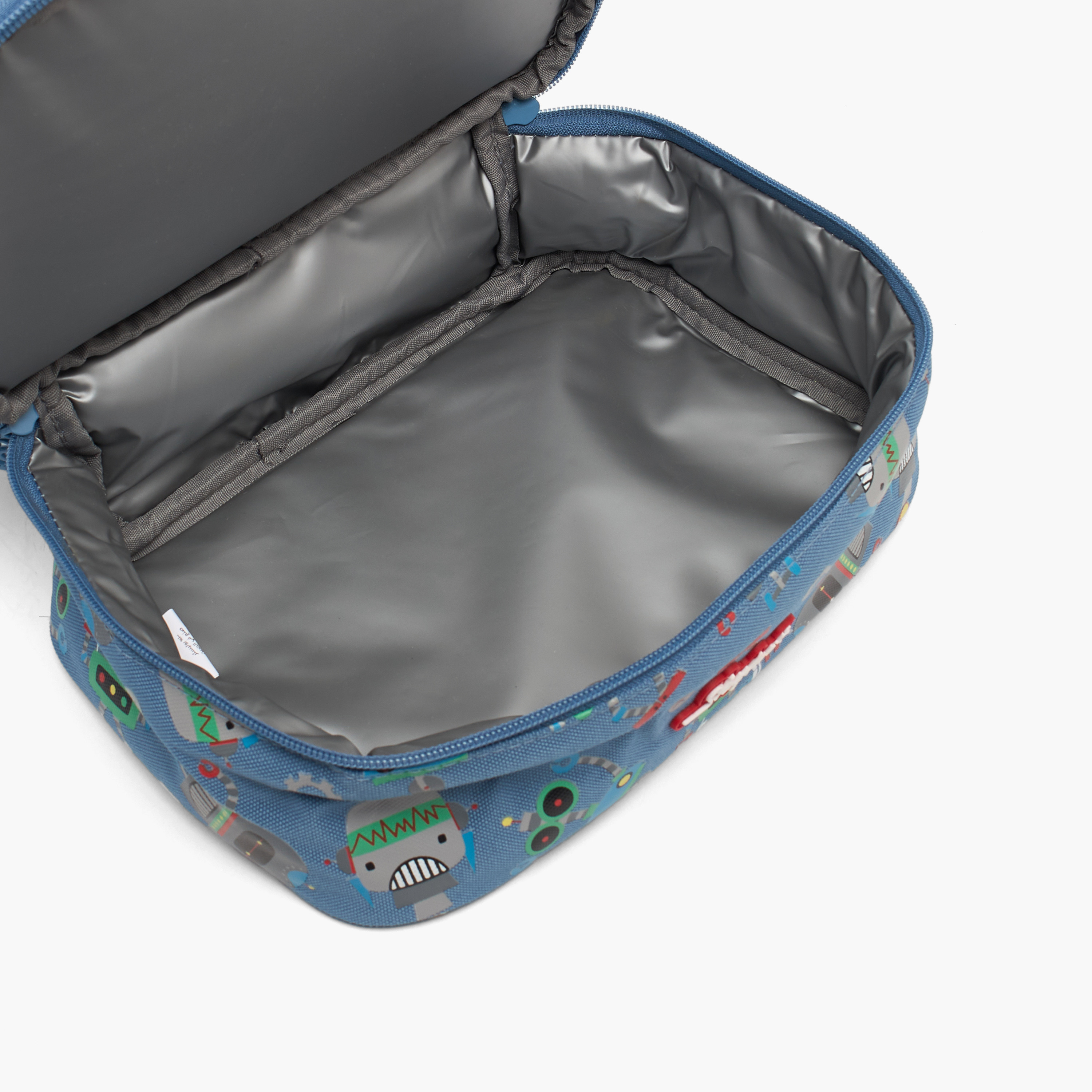 شنطة غداء بطبعة روبوت للأولاد من 5 إلى 8 سنوات مع تصميم معزول من سكاي لار-school-lunchessentials-lunchbags-image-6