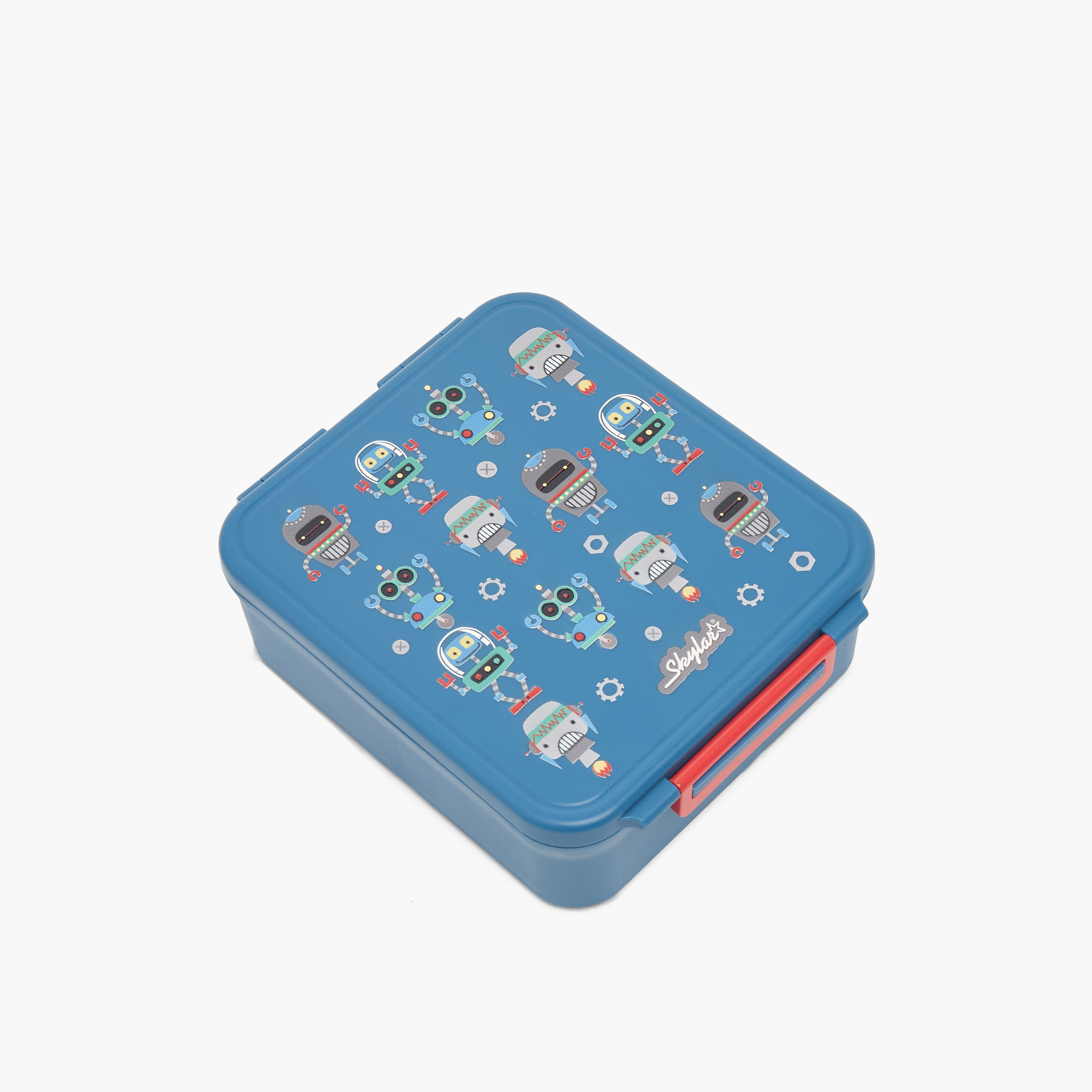 صندوق غداء بينتو بطبعة روبوت سكايلار للأولاد مع أدوات مائدة-school-lunchessentials-lunchboxes-image-1