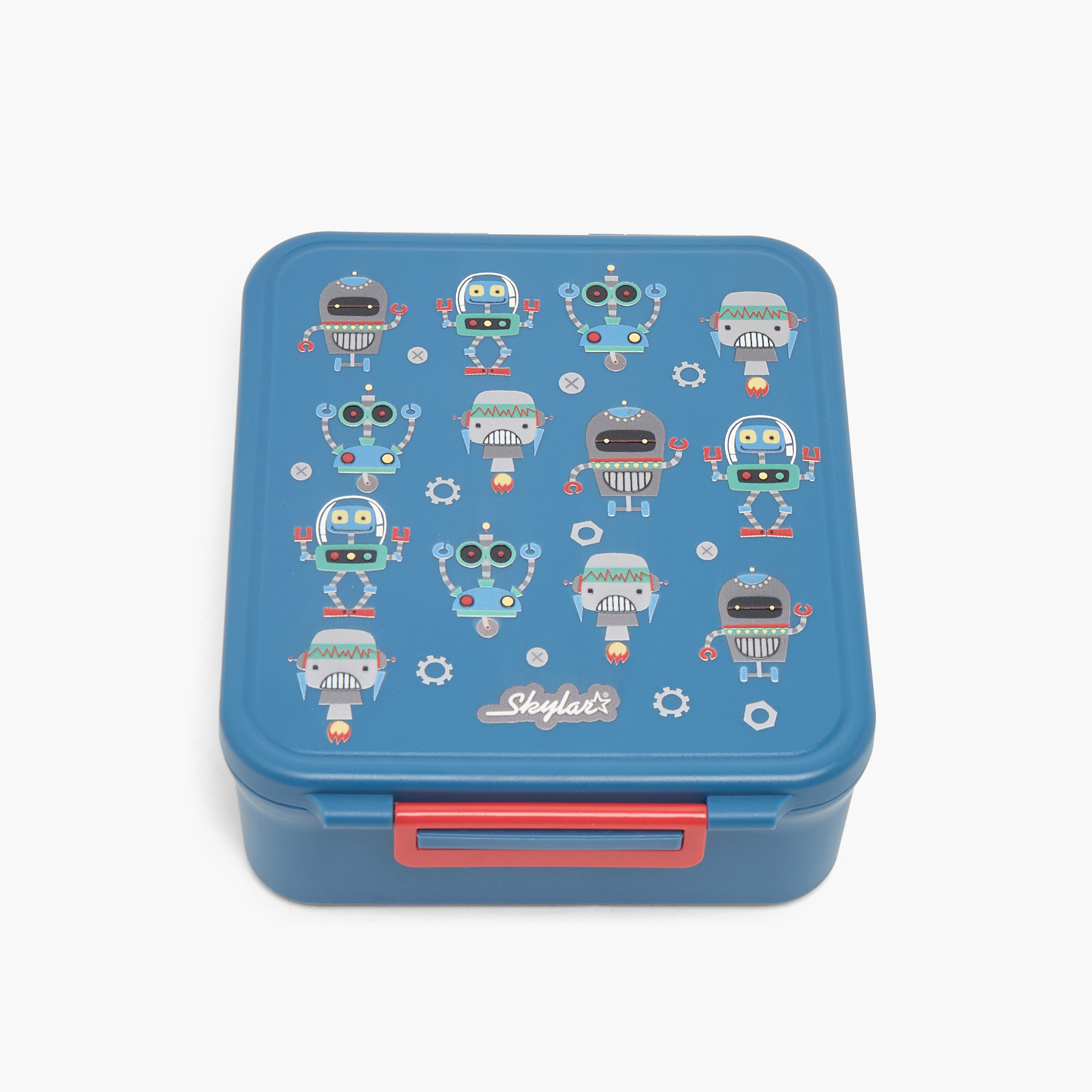 صندوق غداء بينتو بطبعة روبوت سكايلار للأولاد مع أدوات مائدة-school-lunchessentials-lunchboxes-image-2