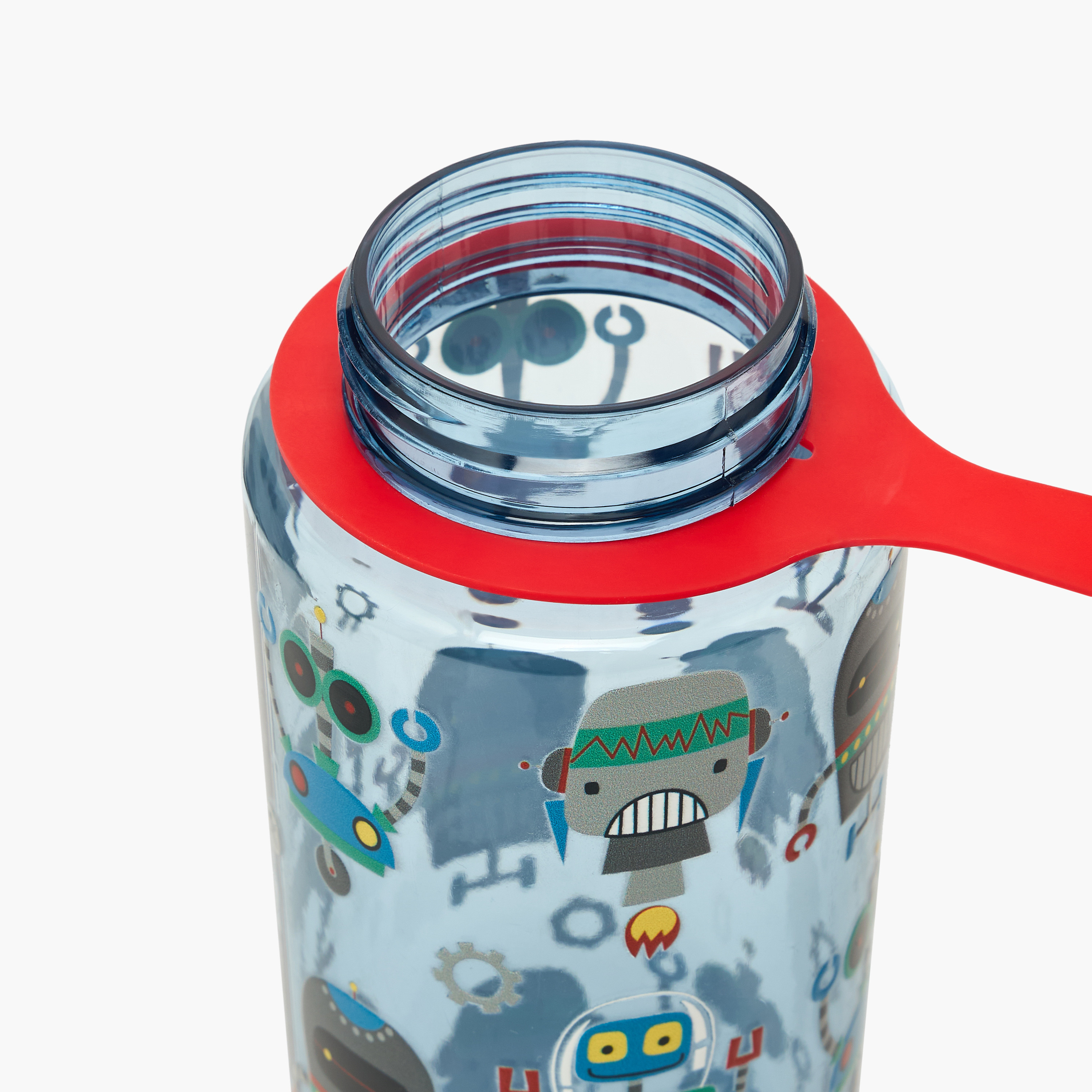 Skylar Robot Print Water Bottle with Spray-school-waterbottles-image-5