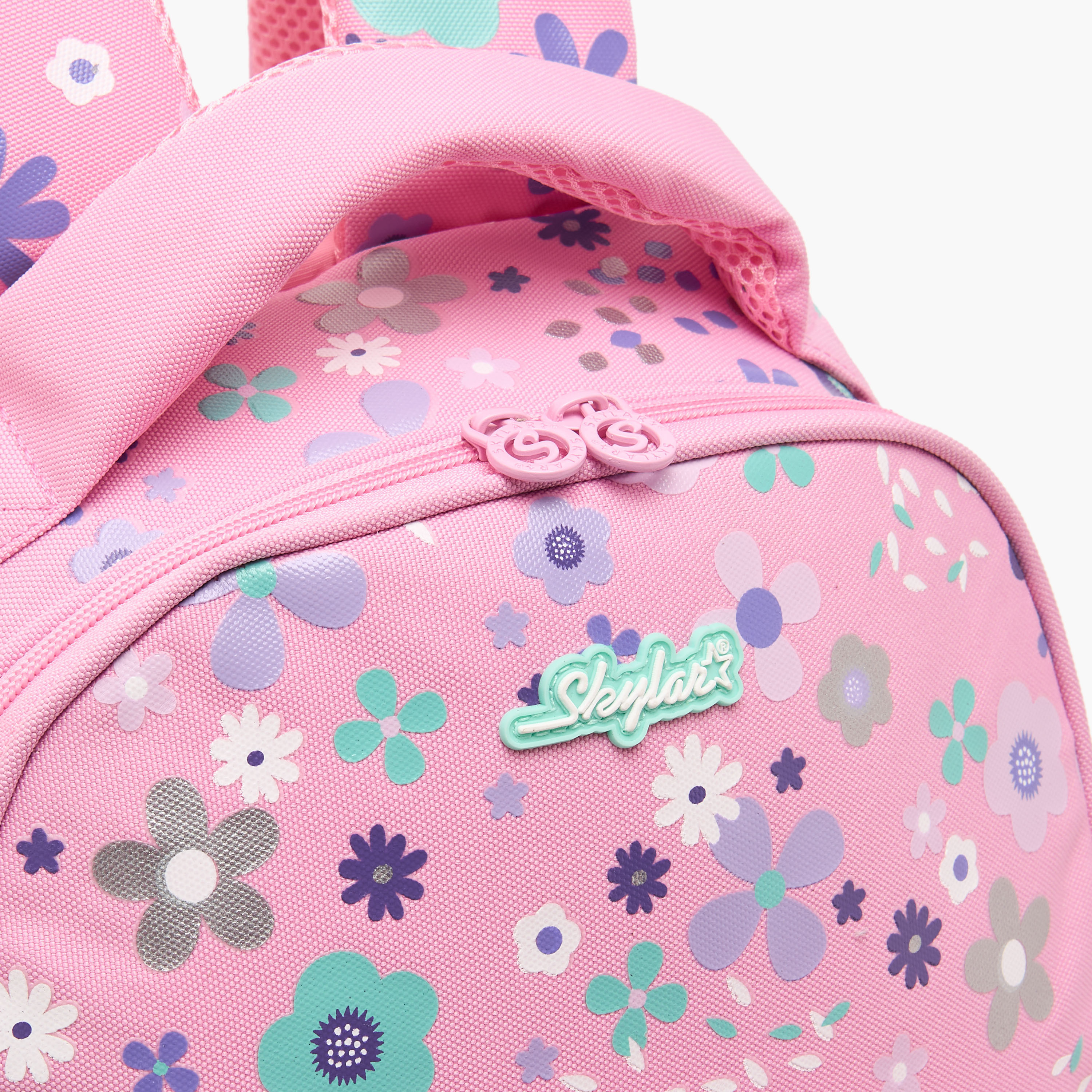 Skylar Floral Print Backpack for Girls 5-8 Years with Laptop Compartment - 16 inches-school-bagsandbackpacks-backpacks-image-3