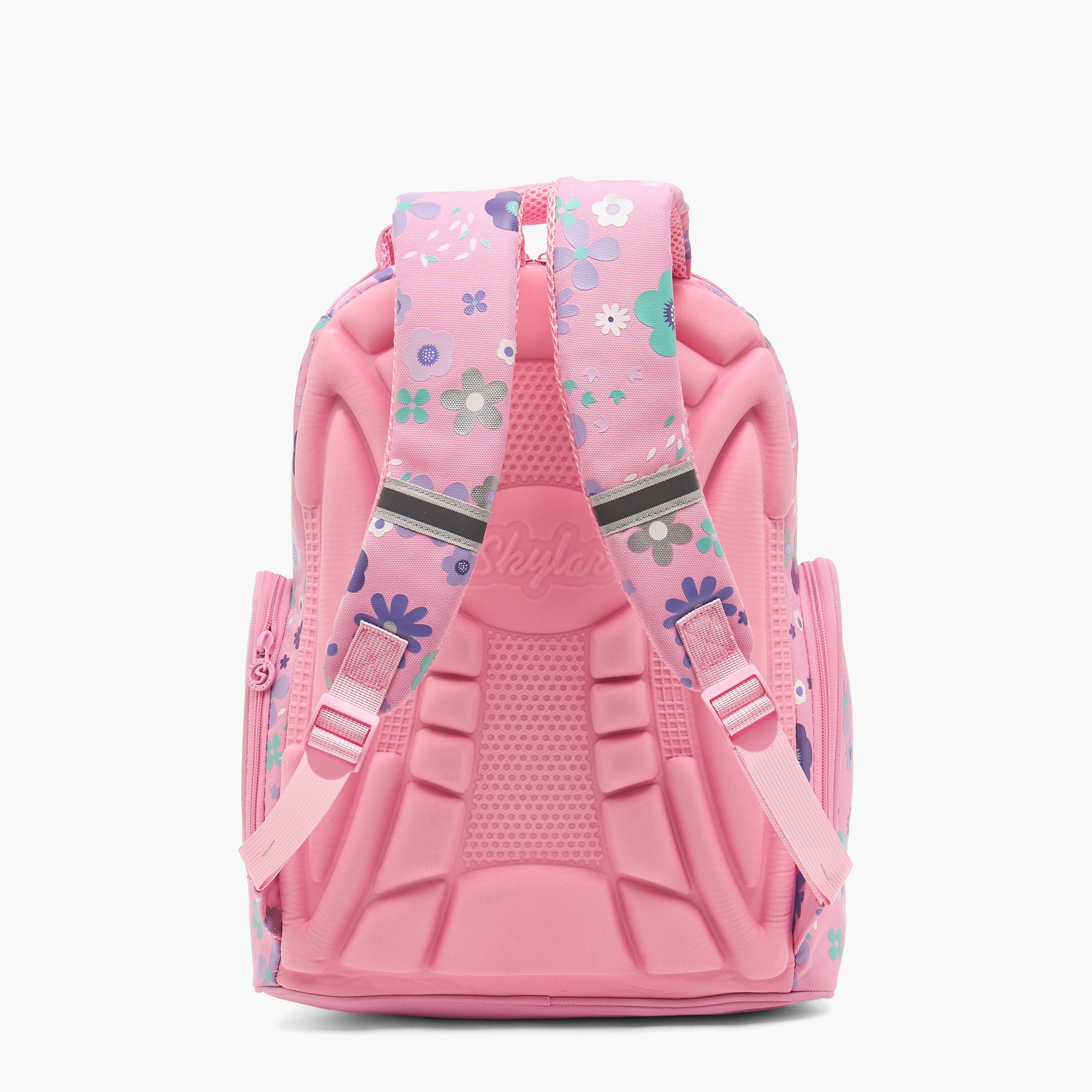 Skylar Floral Print Backpack for Girls 5-8 Years with Laptop Compartment - 16 inches-school-bagsandbackpacks-backpacks-image-9