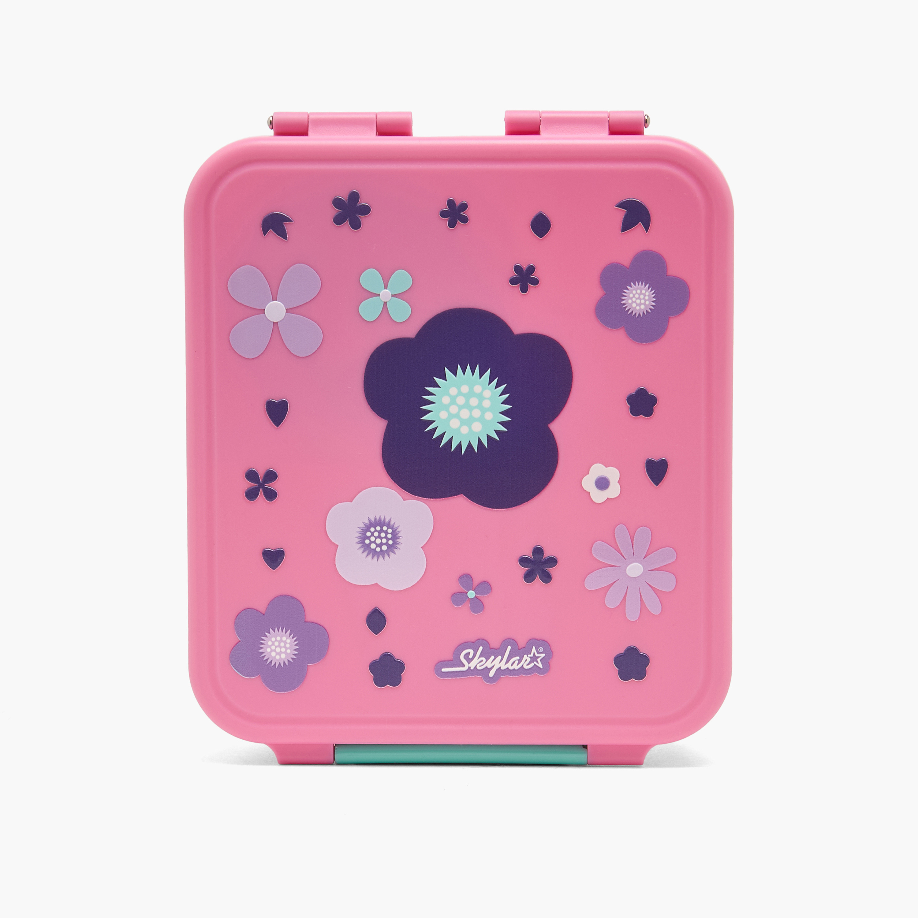 Skylar Floral Print Bento Lunch Box for Girls with Cutlery-school-lunchessentials-lunchboxes-image-4