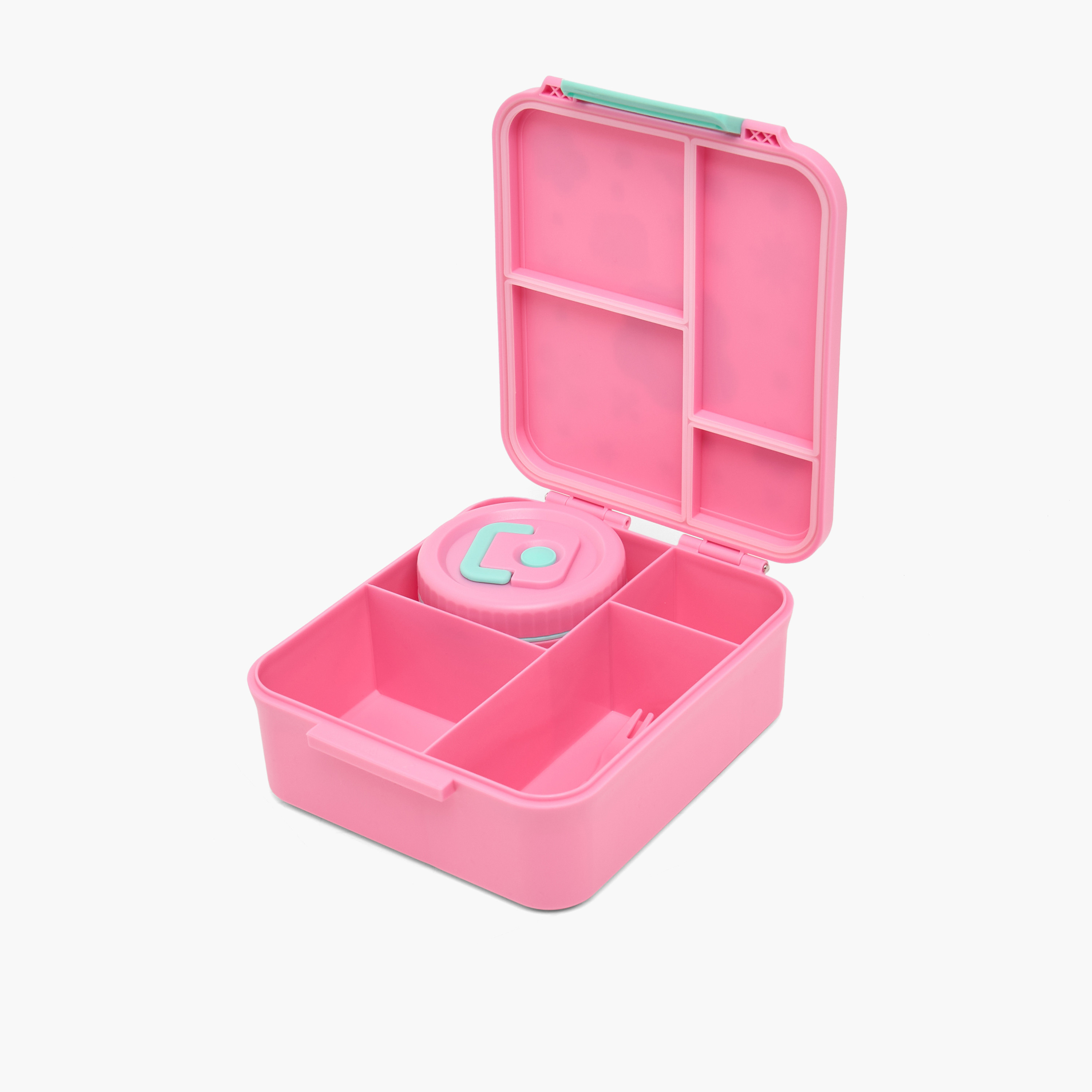 Skylar Floral Print Bento Lunch Box for Girls with Cutlery-school-lunchessentials-lunchboxes-image-7