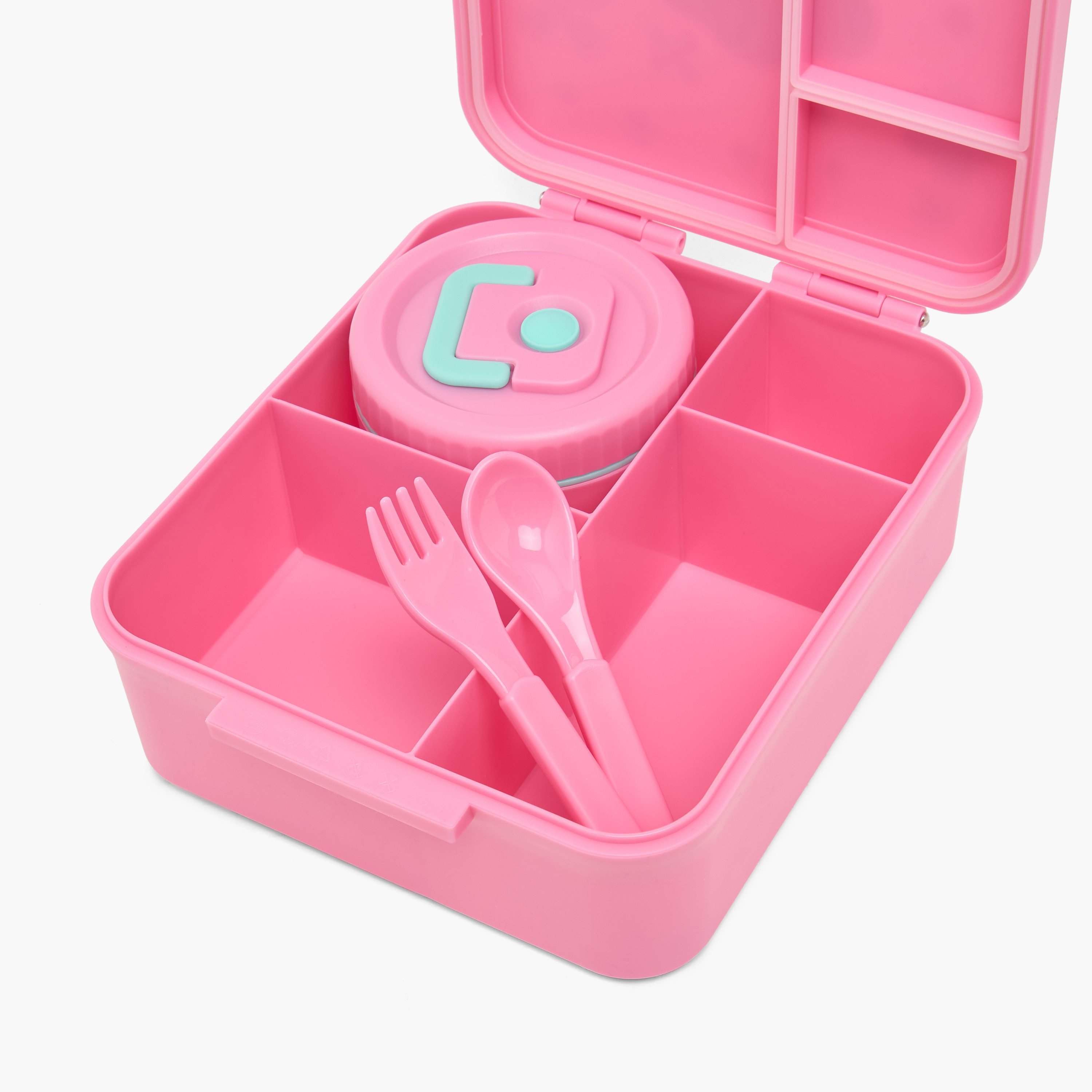Skylar Floral Print Bento Lunch Box for Girls with Cutlery-school-lunchessentials-lunchboxes-image-9