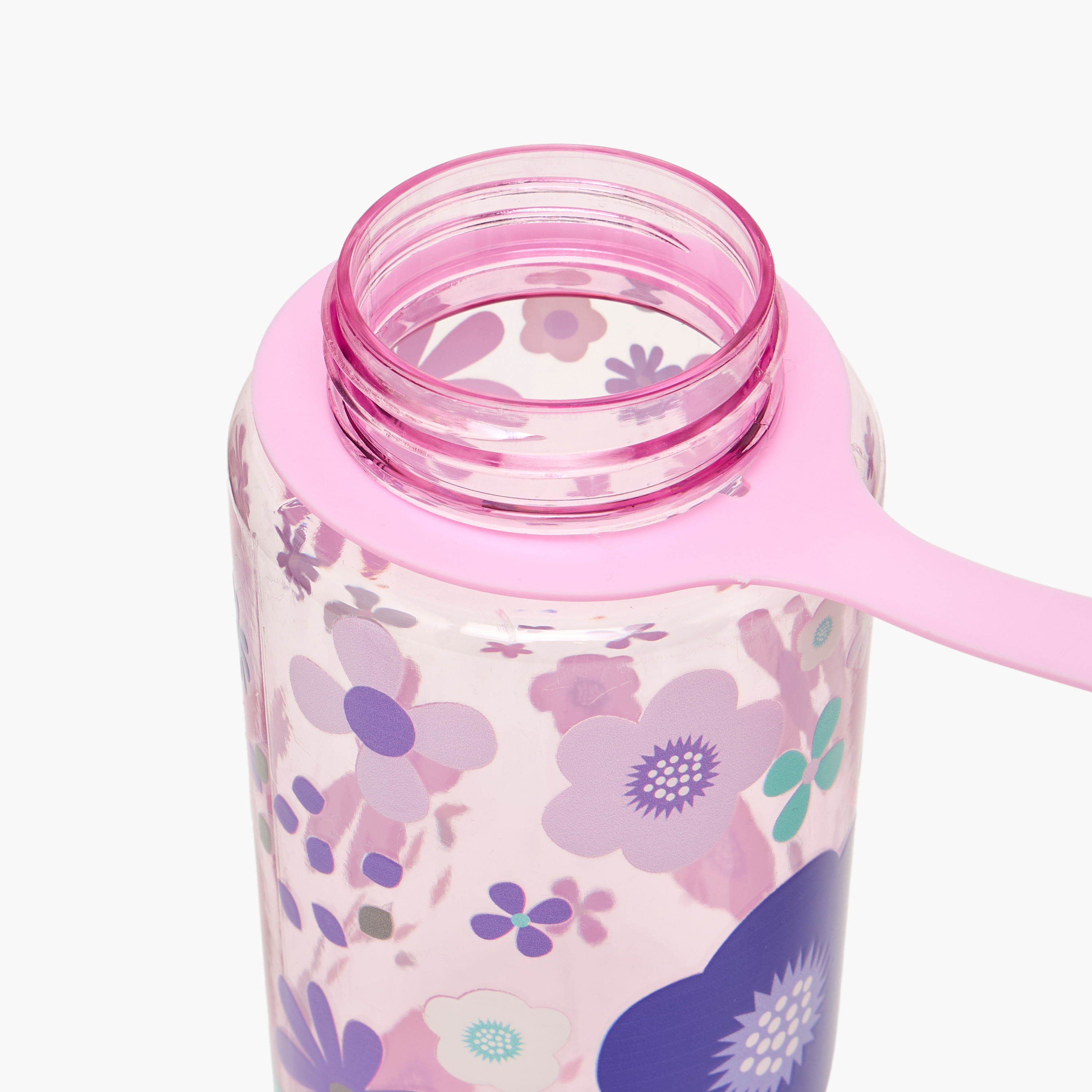 Skylar Floral Print Tritan Water Bottle with Spout and Spray Nozzle-school-waterbottles-image-5