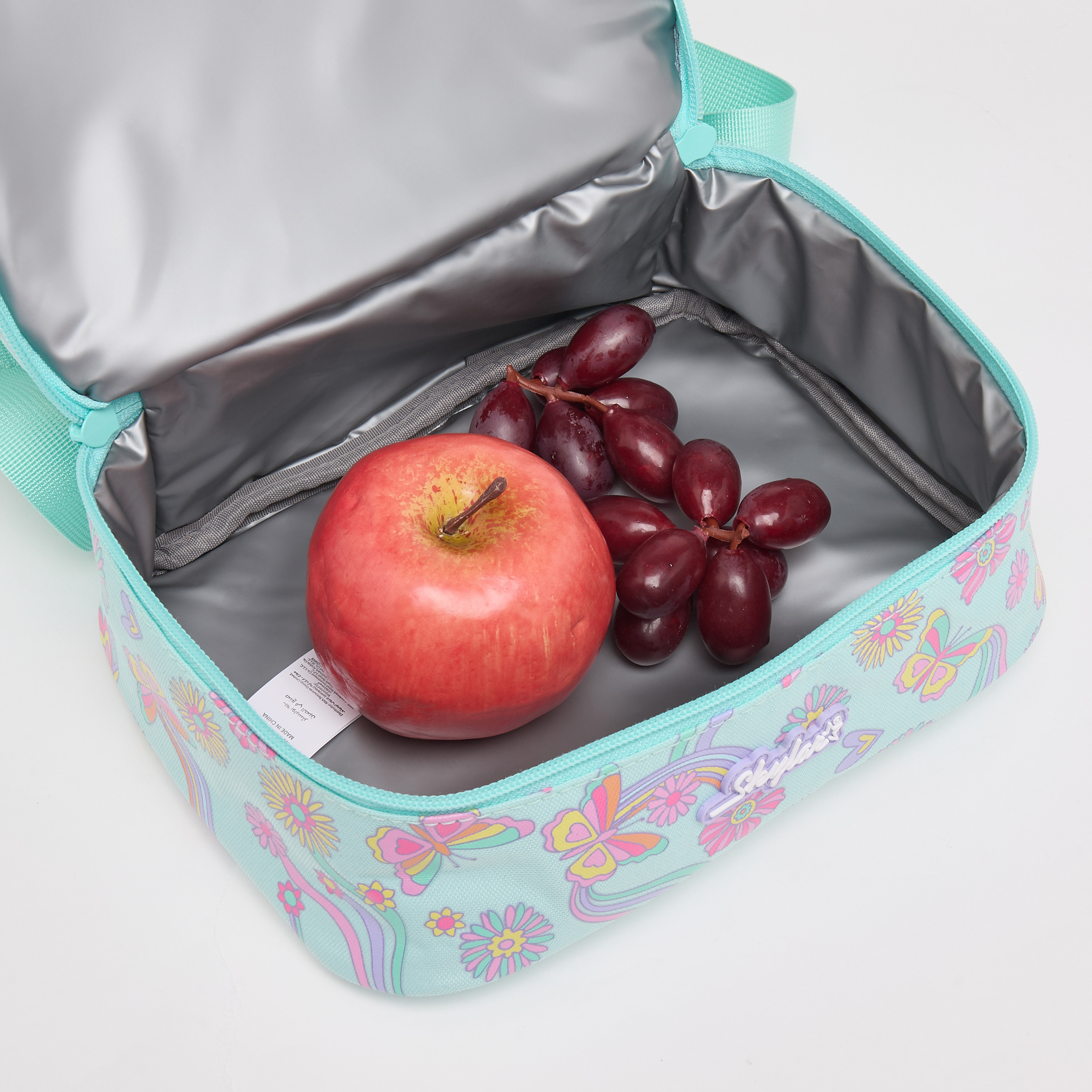 Skylar Butterfly Print Lunch Bag for Girls 5-8 Years with Insulation Design-school-lunchessentials-lunchbags-image-5