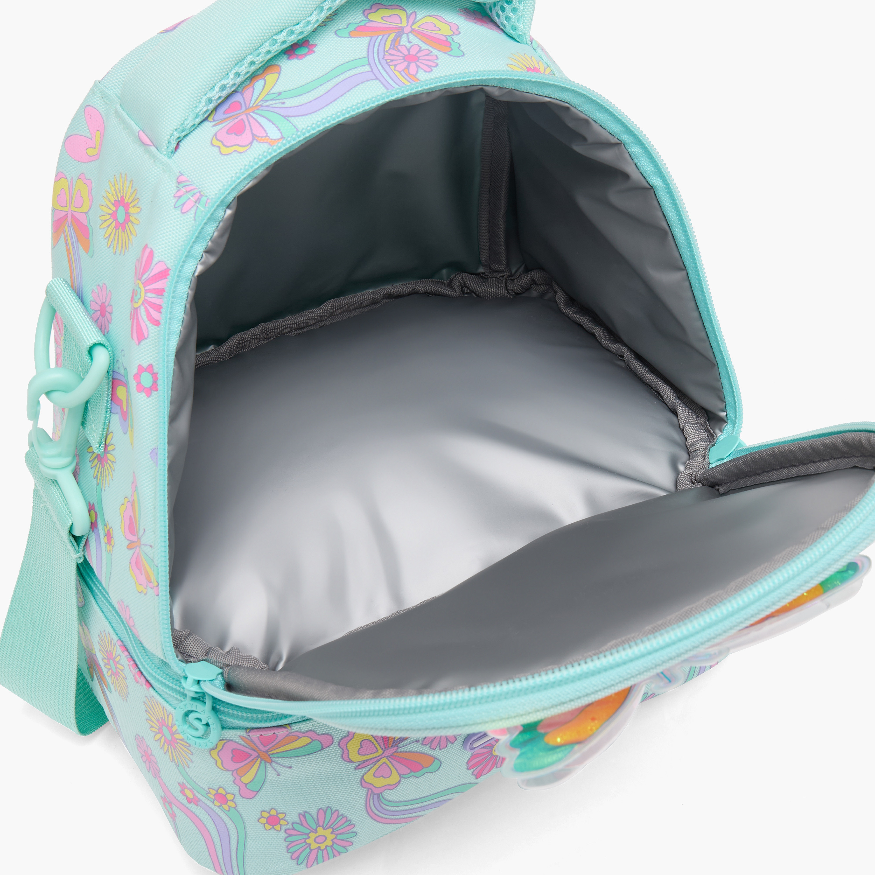 Skylar Butterfly Print Lunch Bag for Girls 5-8 Years with Insulation Design-school-lunchessentials-lunchbags-image-7