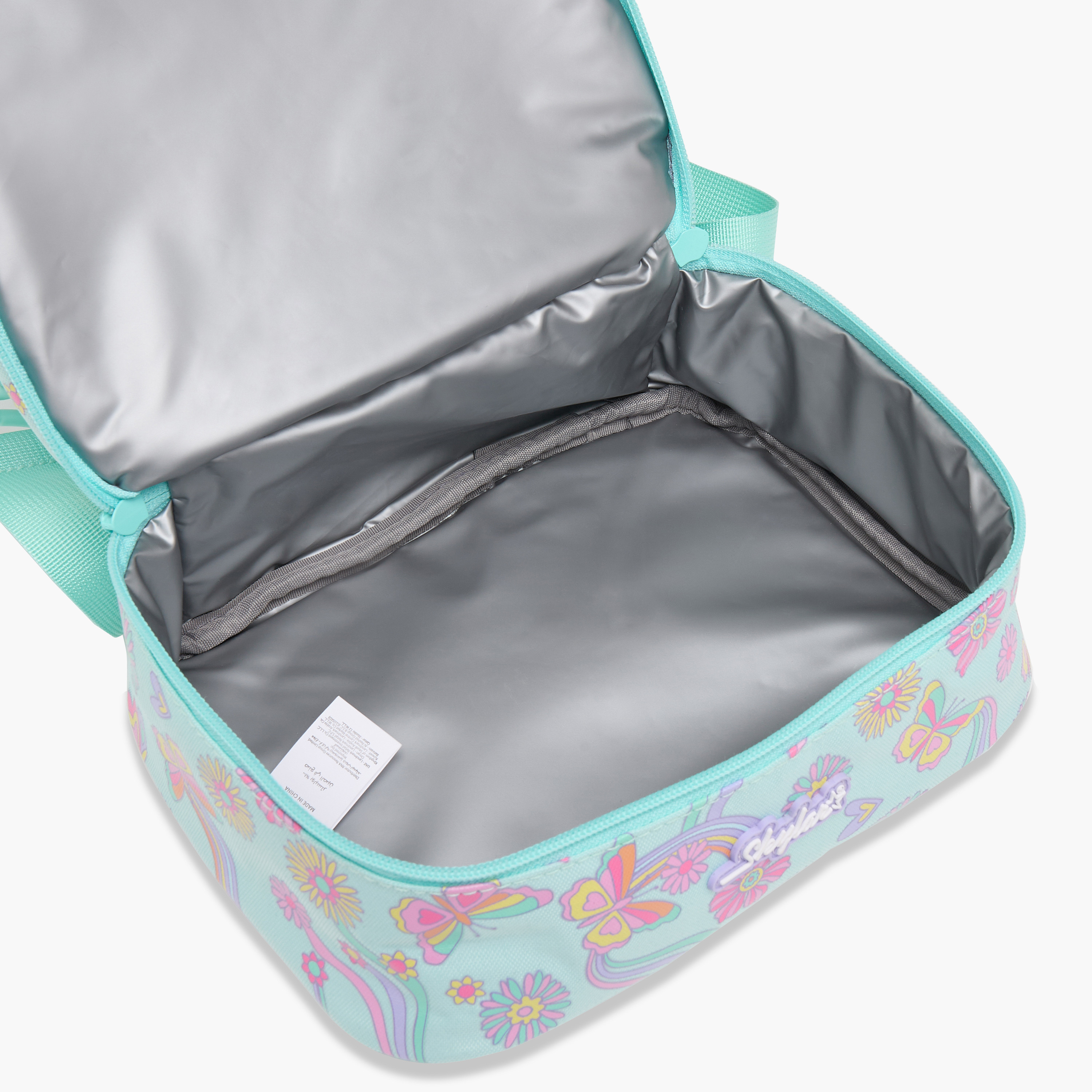 Skylar Butterfly Print Lunch Bag for Girls 5-8 Years with Insulation Design-school-lunchessentials-lunchbags-image-8