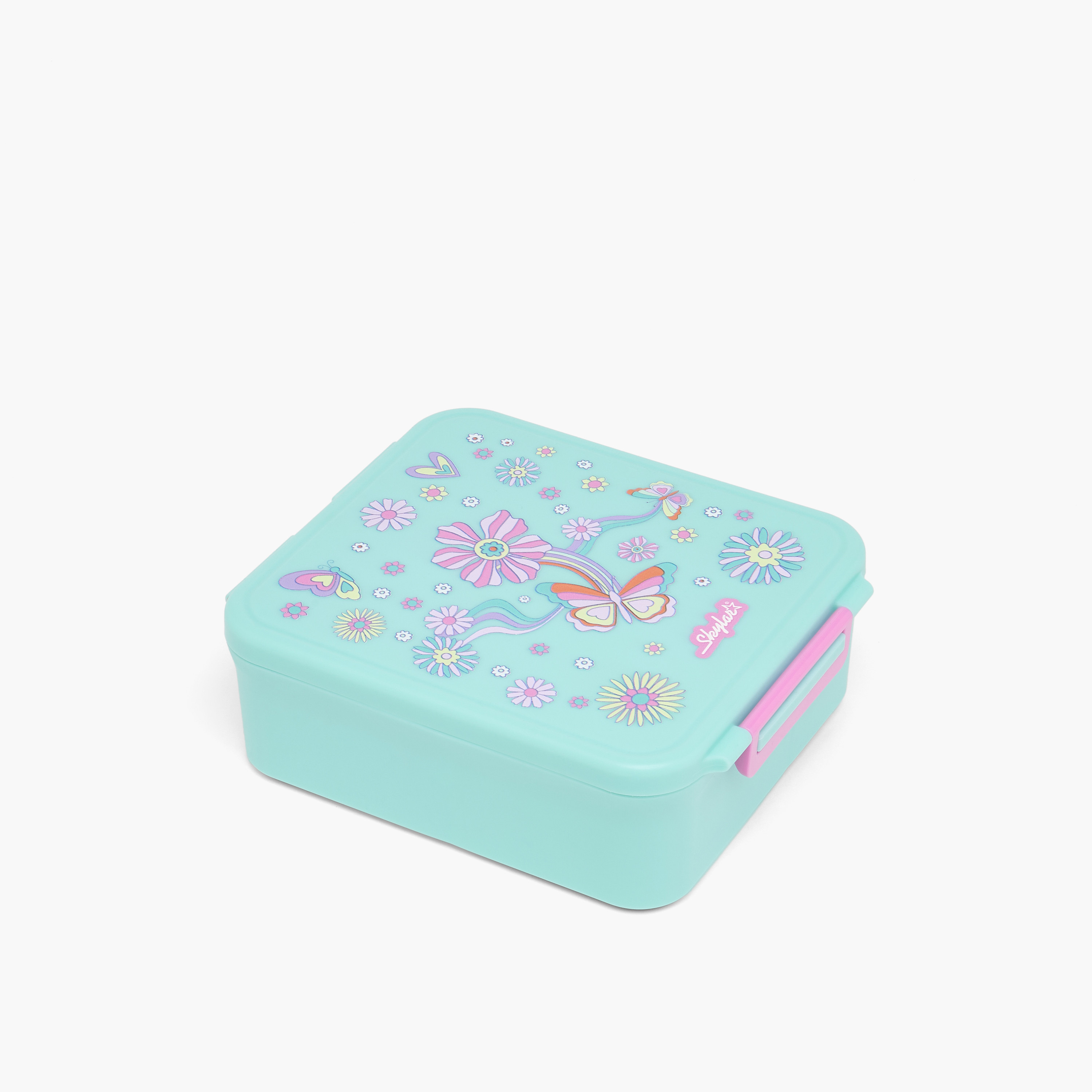 Skylar Butterfly Print Bento Lunch Box for Girls with Food Jar-school-lunchessentials-lunchboxes-image-1