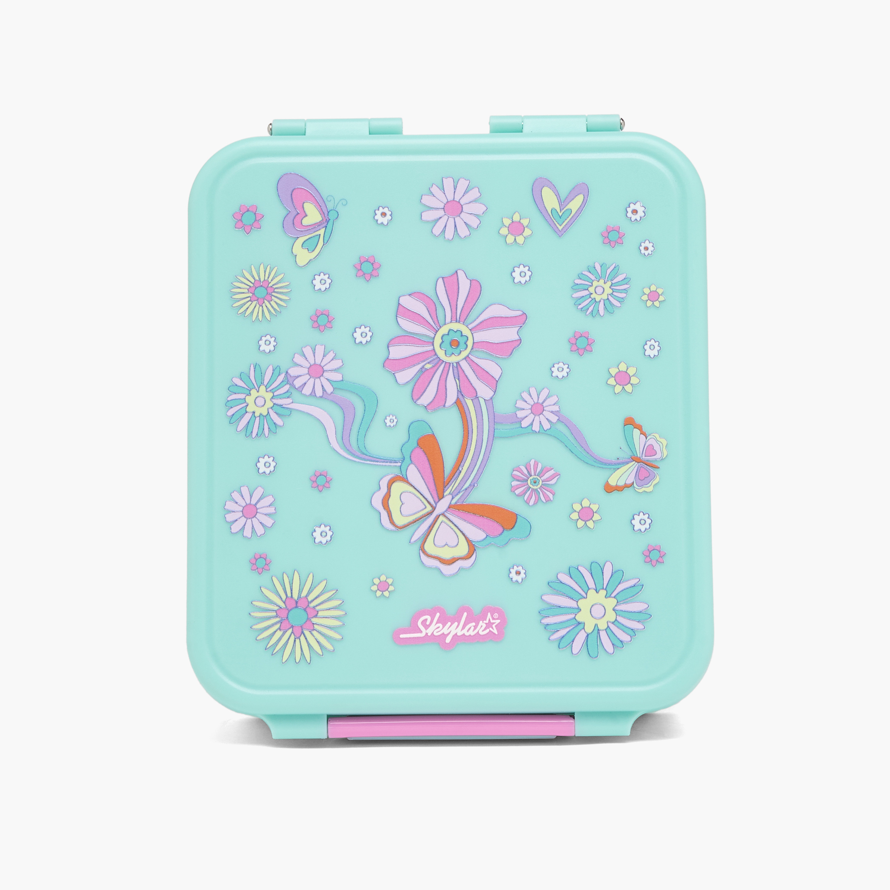 Skylar Butterfly Print Bento Lunch Box for Girls with Food Jar-school-lunchessentials-lunchboxes-image-4