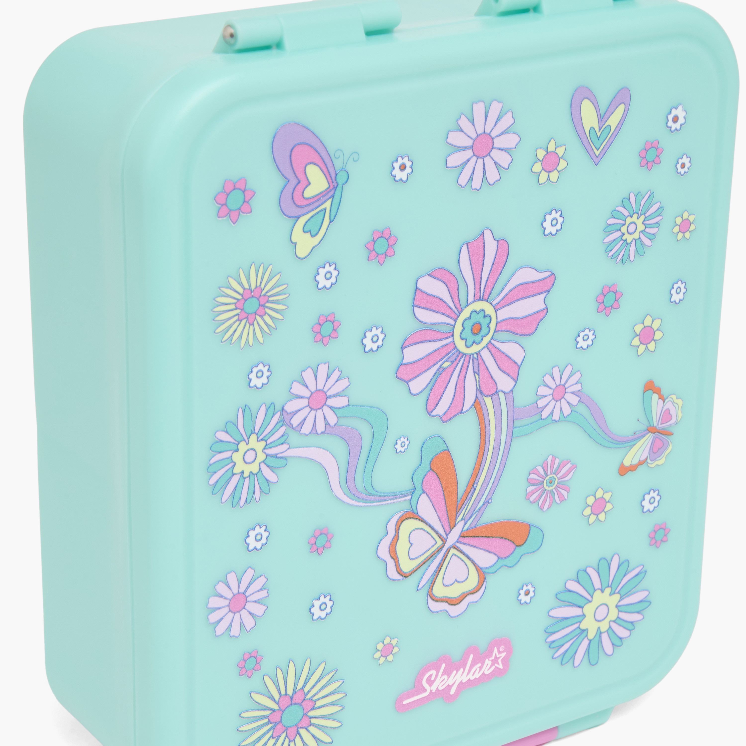 Skylar Butterfly Print Bento Lunch Box for Girls with Food Jar-school-lunchessentials-lunchboxes-image-5