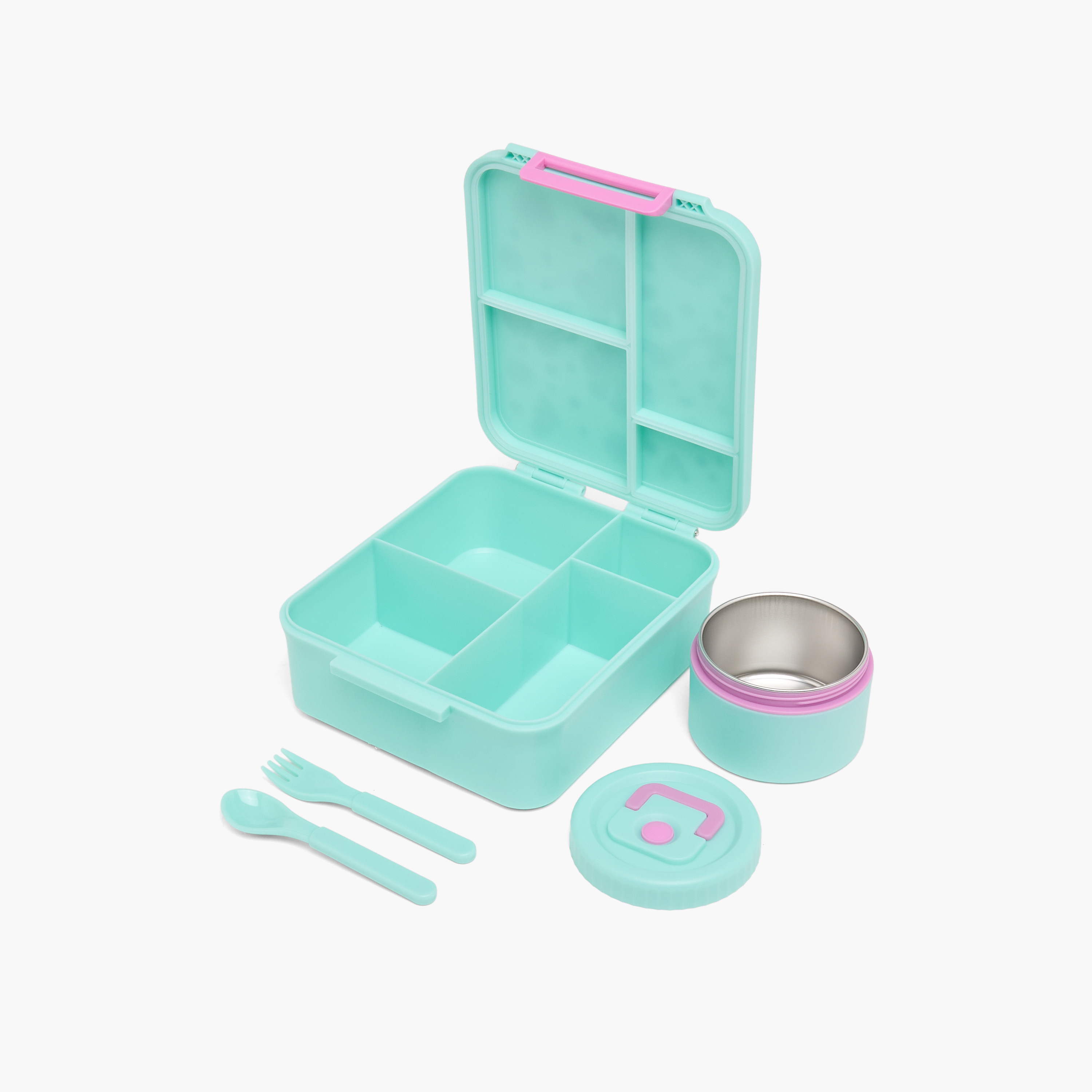 Skylar Butterfly Print Bento Lunch Box for Girls with Food Jar-school-lunchessentials-lunchboxes-image-8