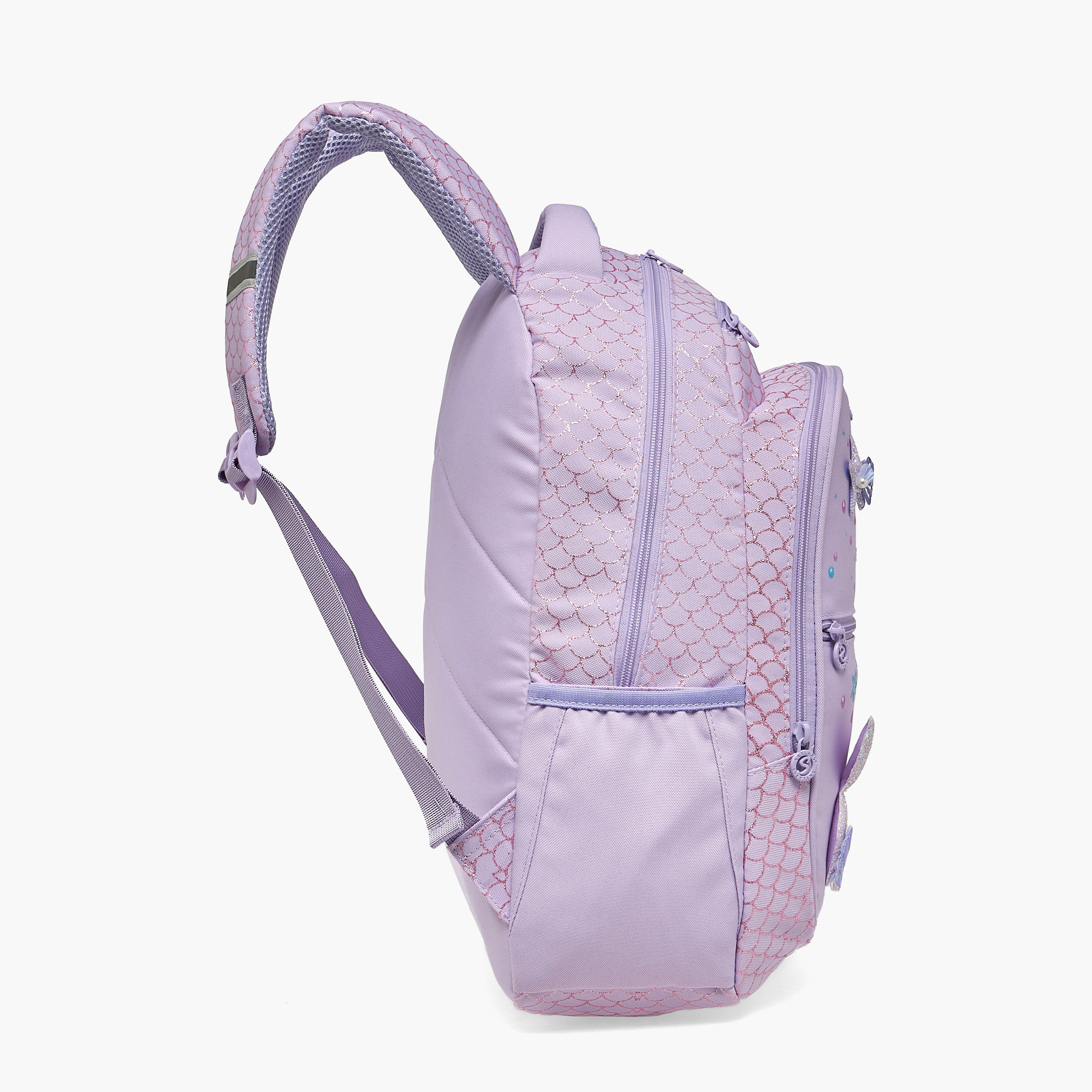 Skylar Mermaid Print Backpack for Girls with Laptop Compartment - 16 inches-school-bagsandbackpacks-backpacks-image-6