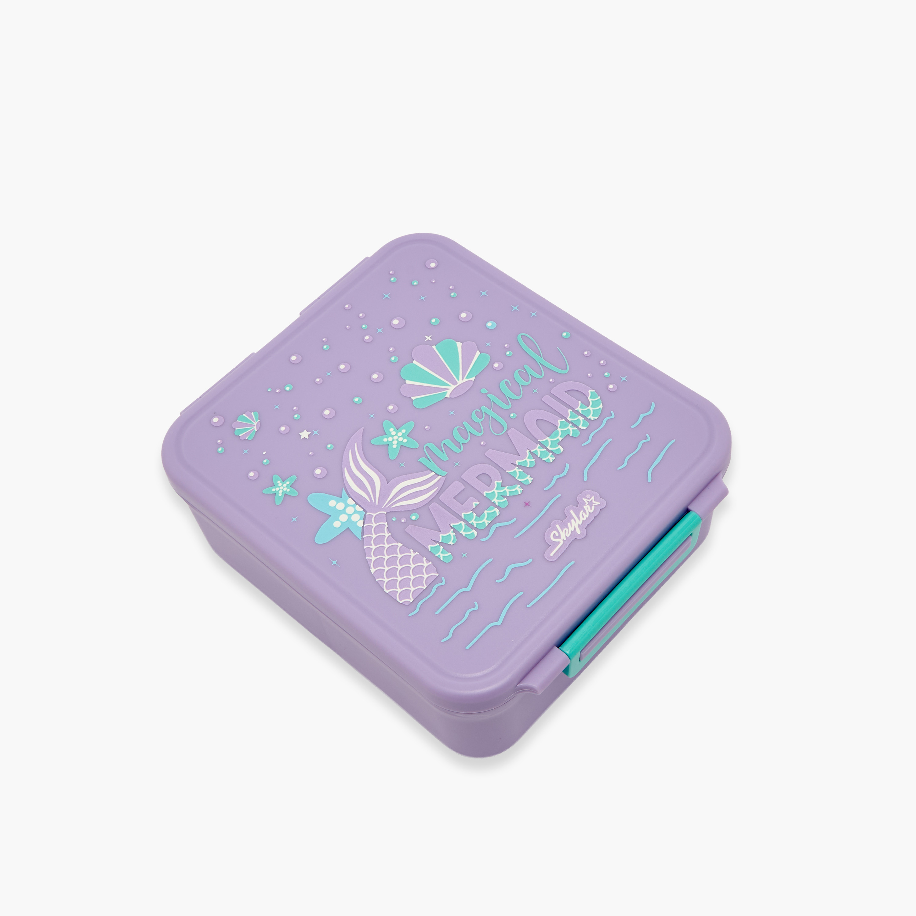 Skylar Mermaid Print Lunch Box for Girls with Jar and Cutlery - 1.7 L-school-lunchessentials-lunchboxes-image-1