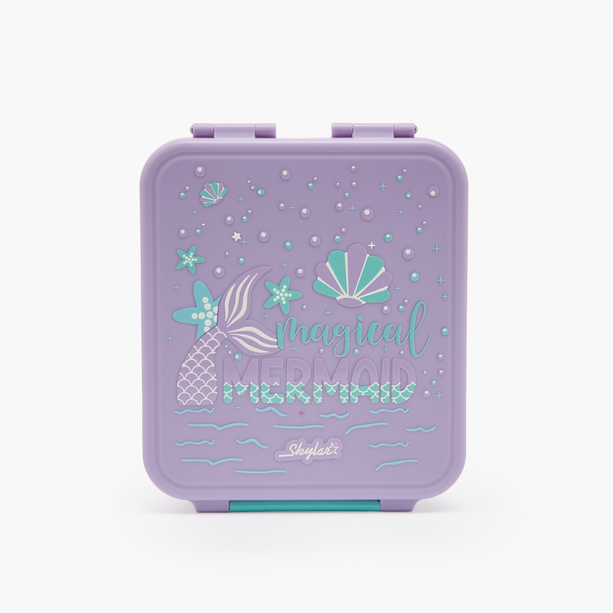 Skylar Mermaid Print Lunch Box for Girls with Jar and Cutlery - 1.7 L-school-lunchessentials-lunchboxes-image-2