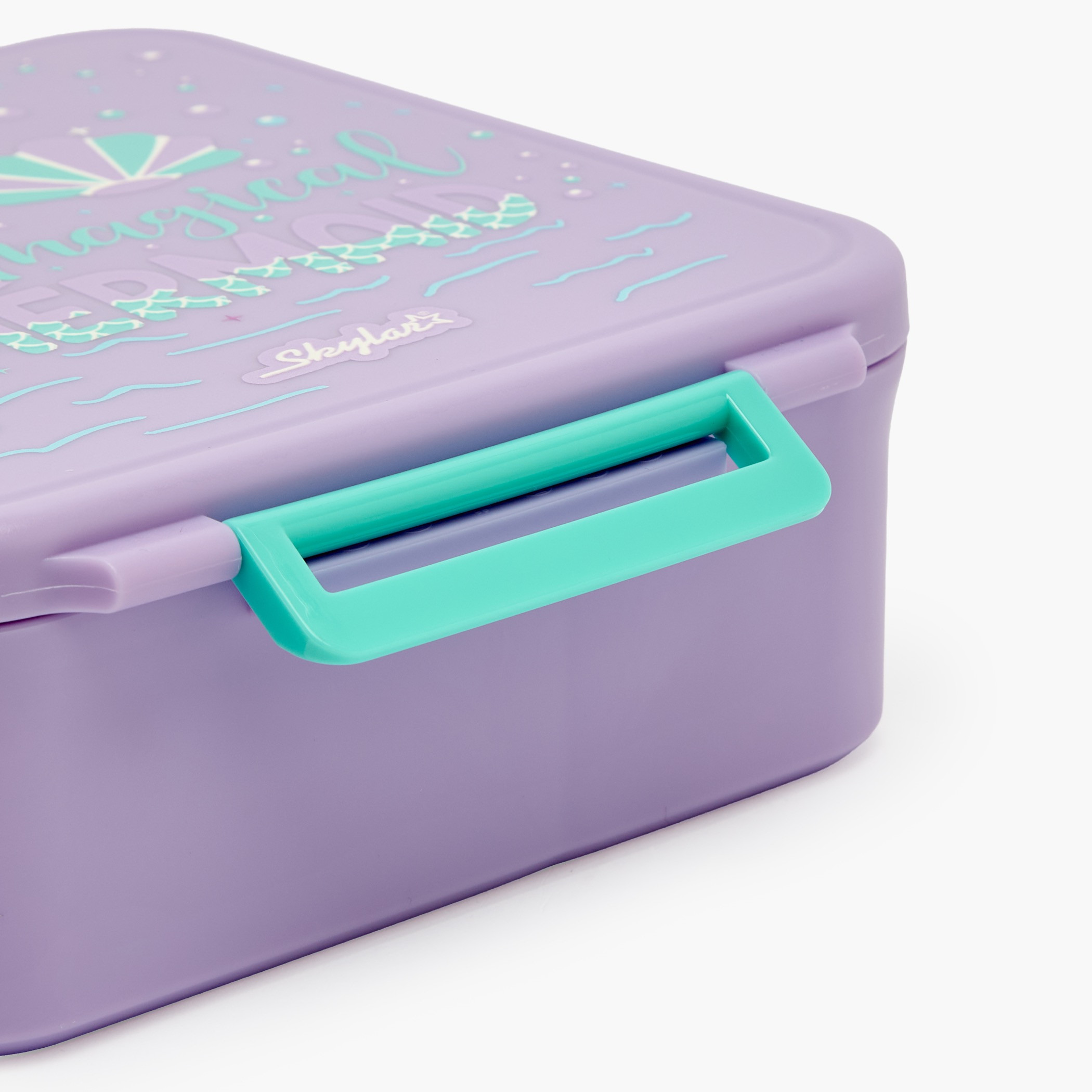 Skylar Mermaid Print Lunch Box for Girls with Jar and Cutlery - 1.7 L-school-lunchessentials-lunchboxes-image-5